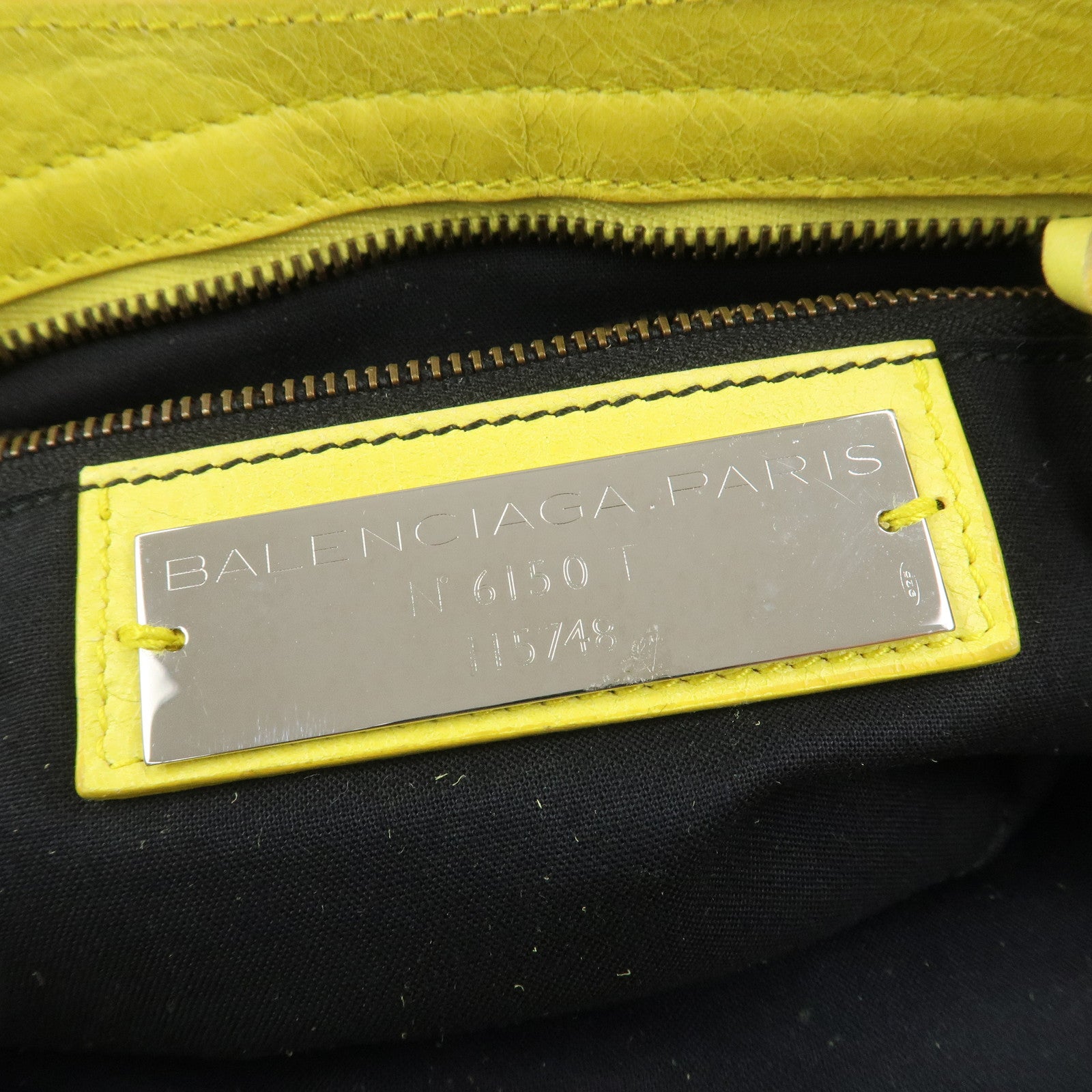 BALENCIAGA The City Leather 2Way Bag Hand Bag Shoulder Bag 115748