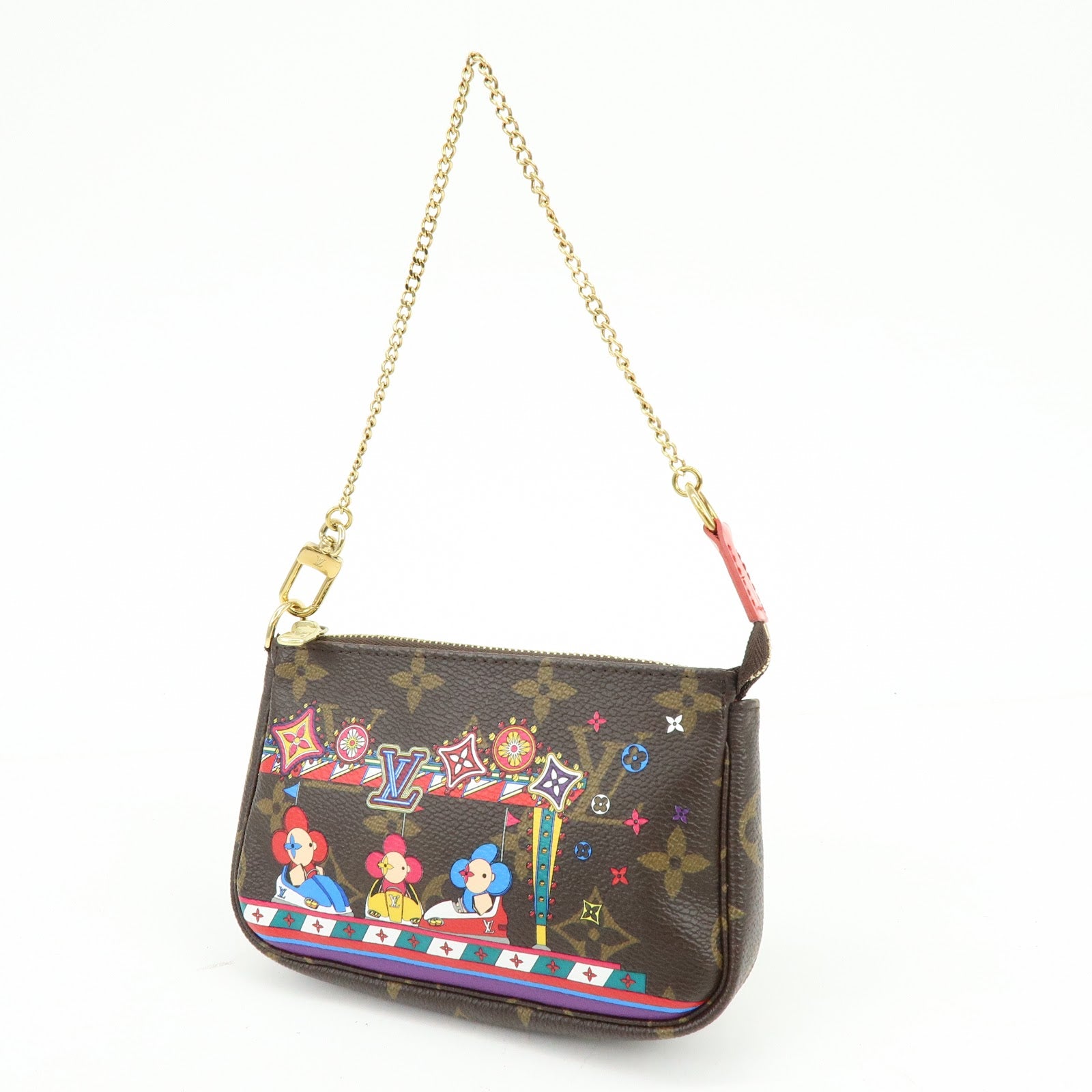 Louis Vuitton Monogram Vivienne Mini Pochette Accessoires M69976