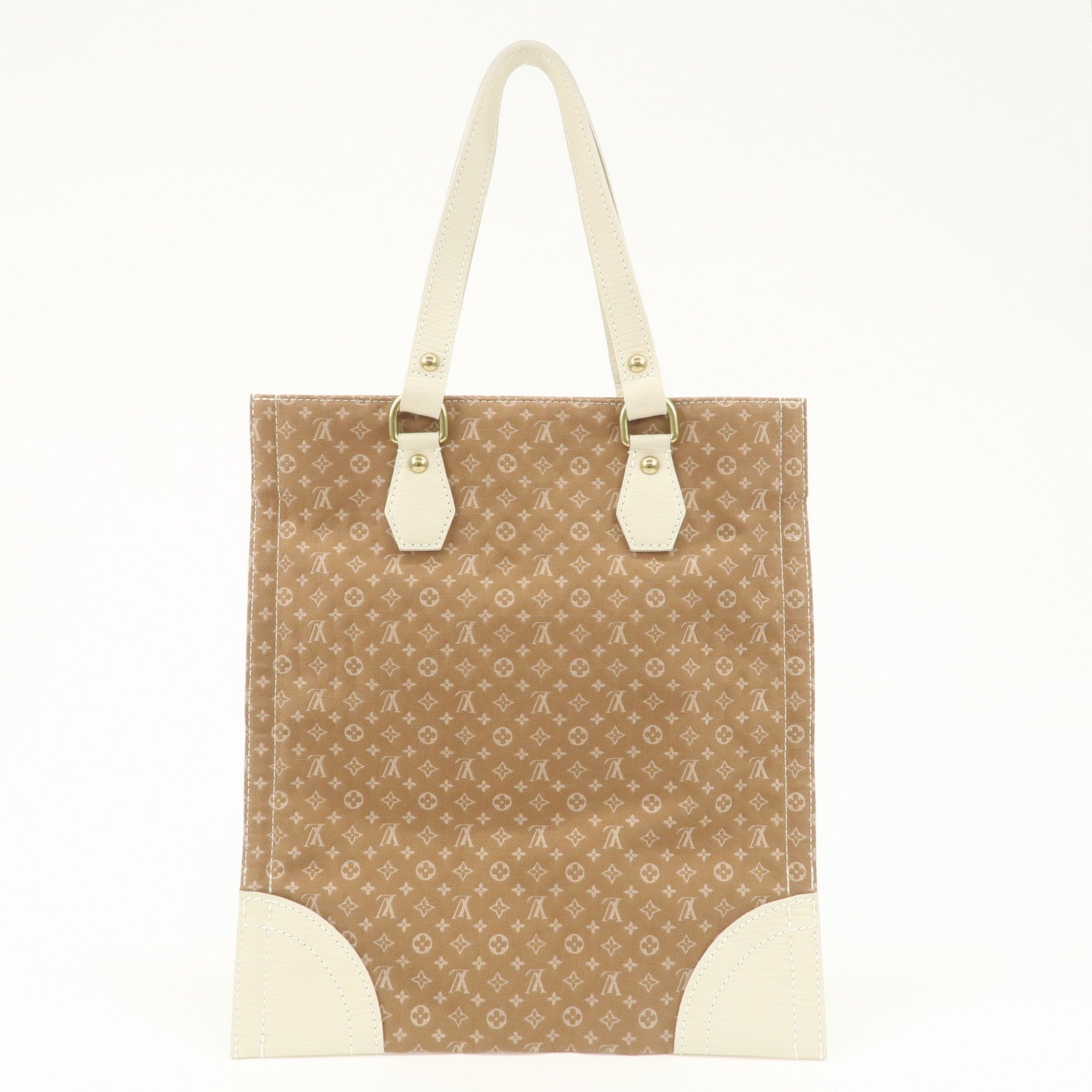 Louis Vuitton Monogram Mini Tanger Canvas Tote Bag Camel M40022