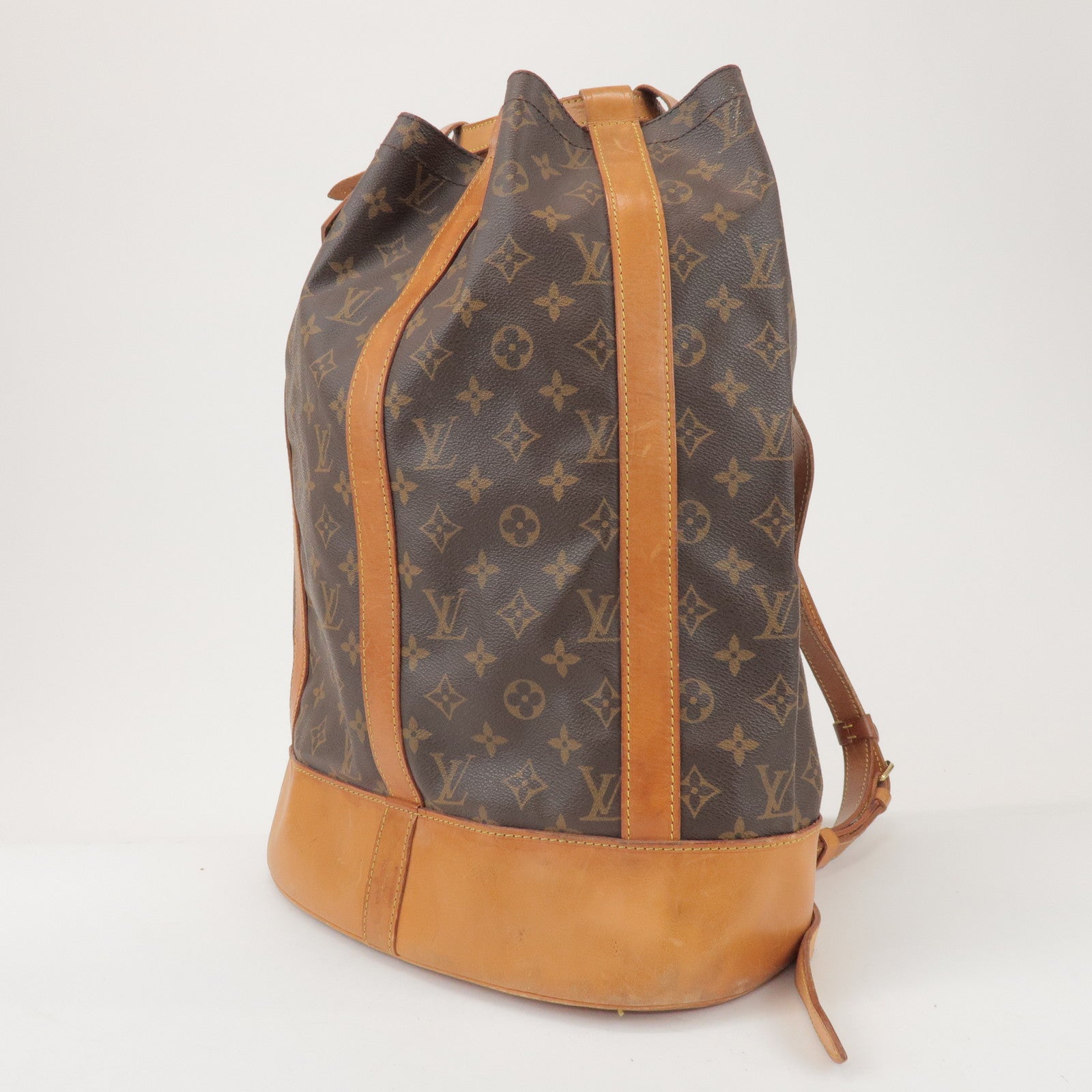 Louis Vuitton Monogram Randonnee GM Shoulder Bag Brown M42244