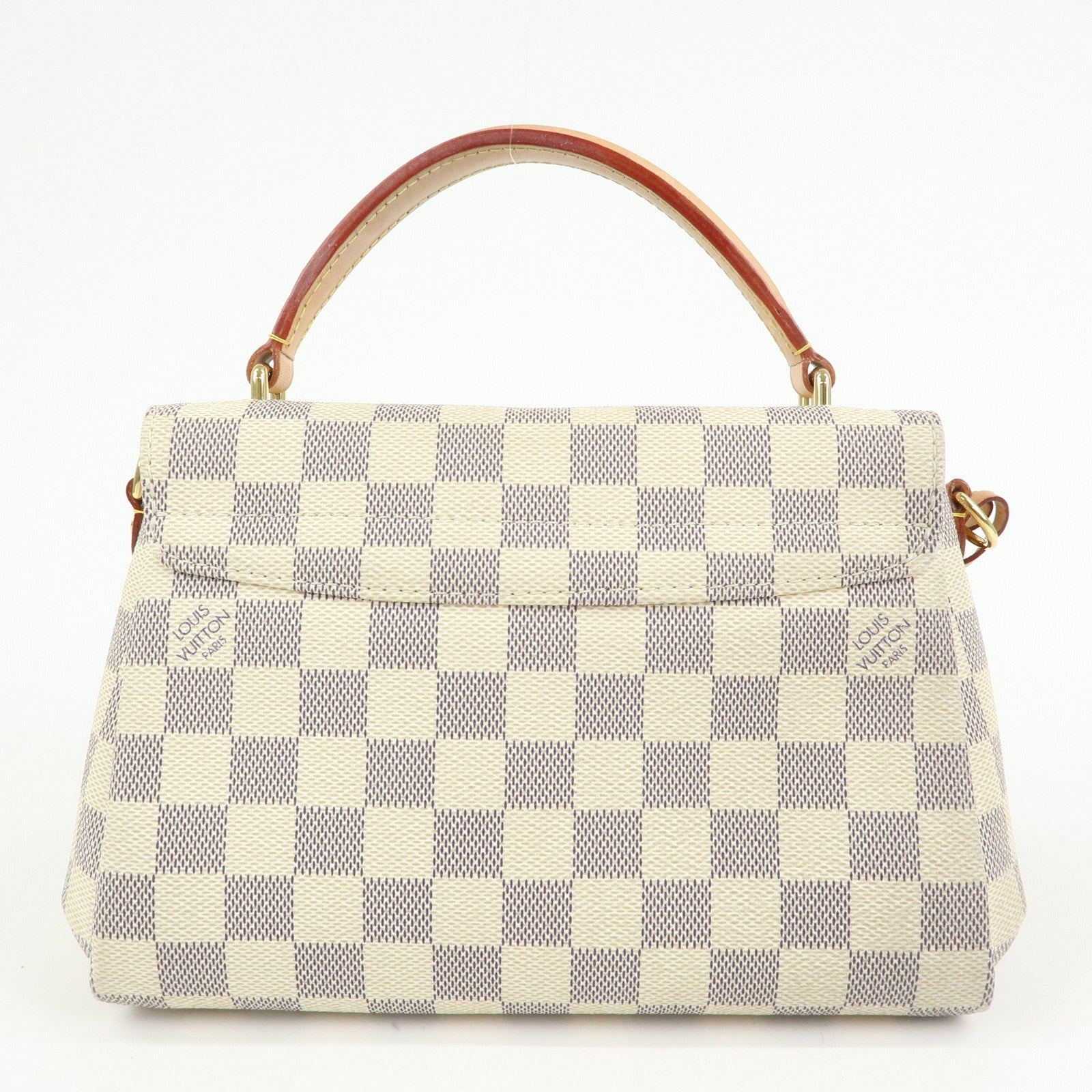 Louis Vuitton Damier Azur Croisette Canvas Leather 2Way Bag N41581
