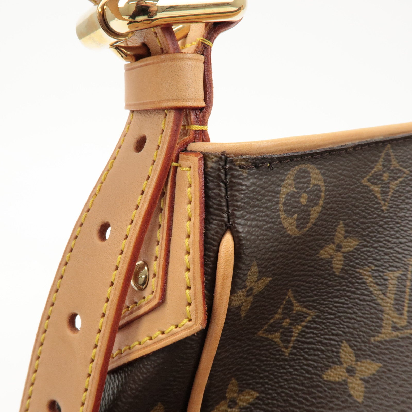 Louis Vuitton Monogram Hudson GM Shoulder Bag Brown M40045 Used