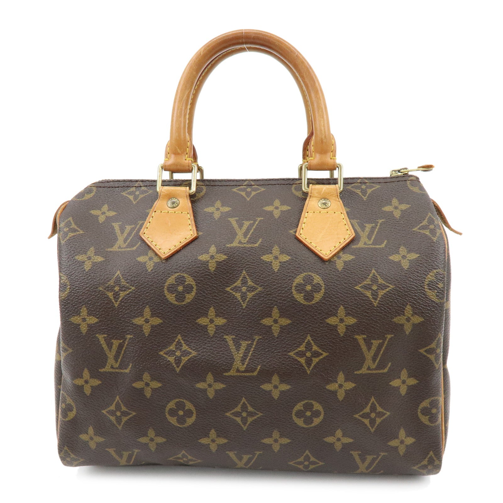 Louis Vuitton Monogram Speedy 25 Boston Bag Hand Bag Brown M41528