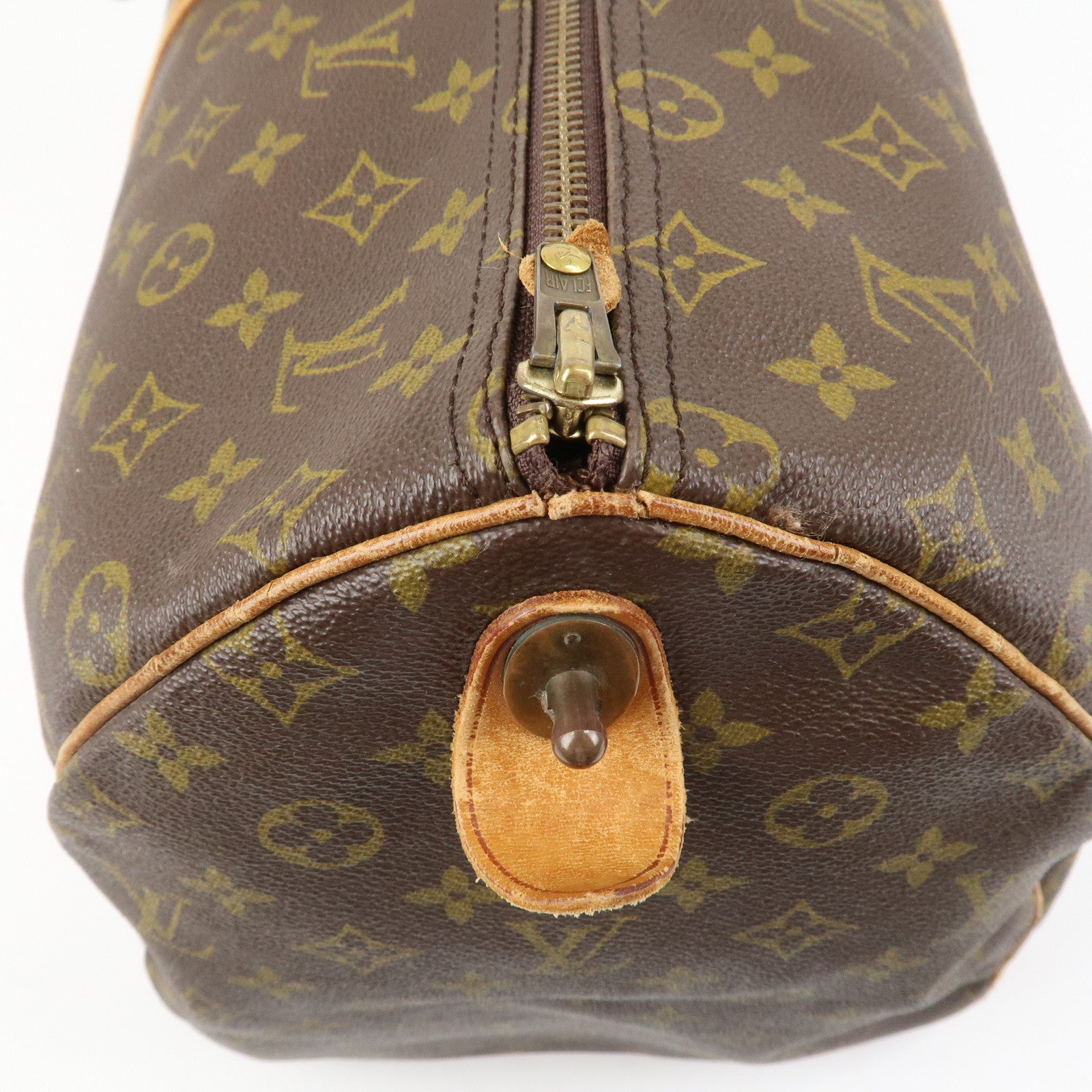 Louis Vuitton Monogram Keep All 55 Boston Bag Brown M41424