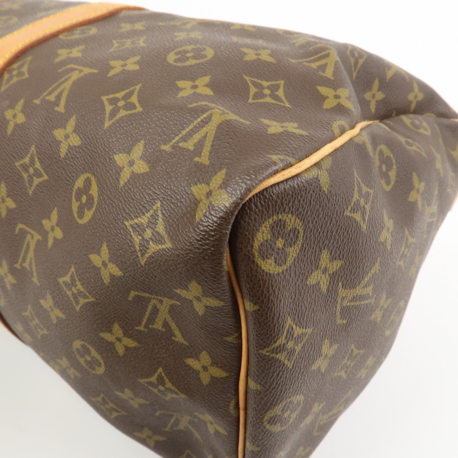 Louis Vuitton Monogram Keep All 45 Boston Bag Brown M41428