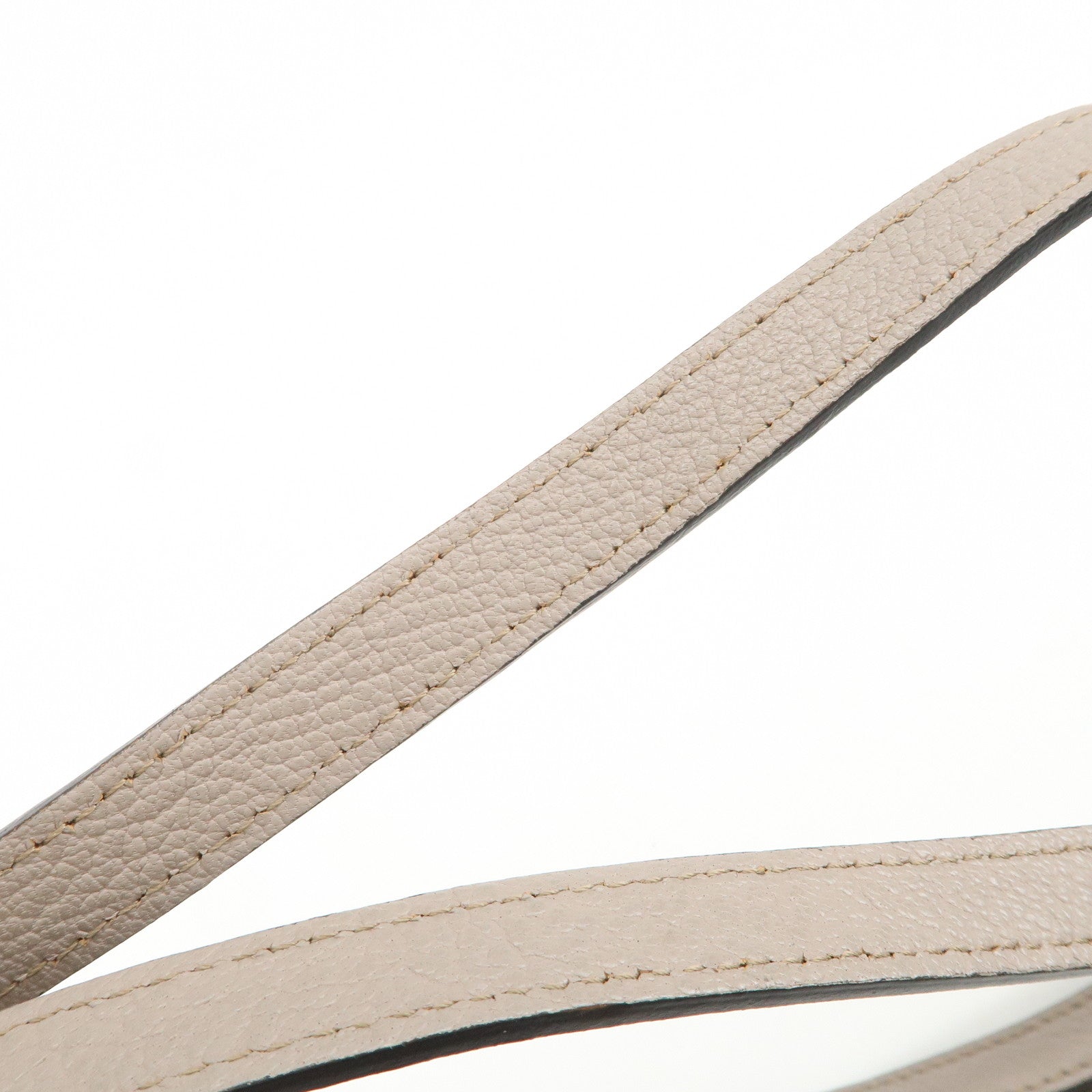 LOEWE Anagram Logo Leather Shoulder Bag Crossbody Bag Beige