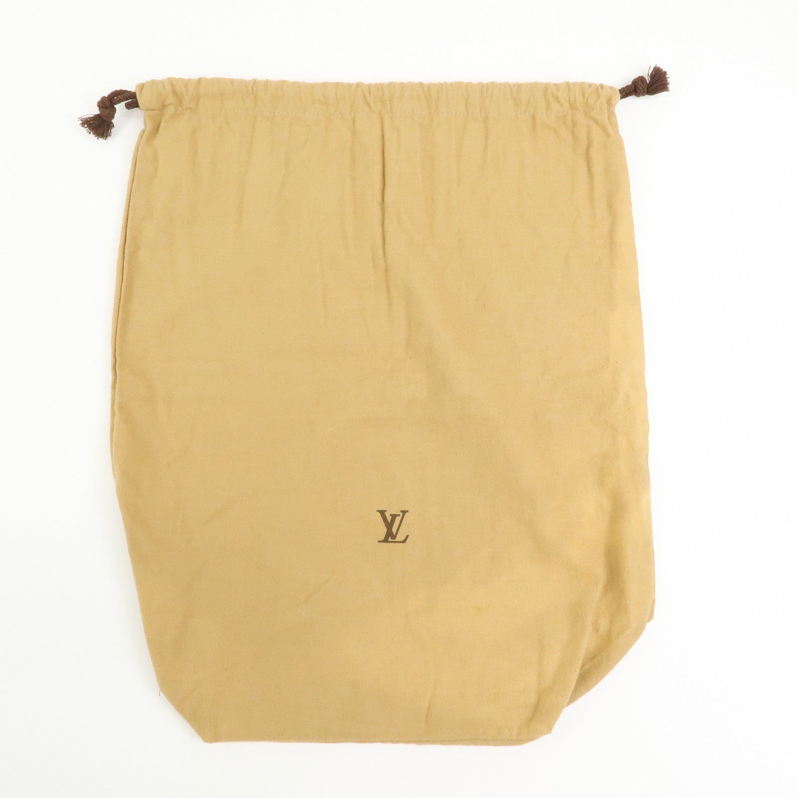 Louis Vuitton Set of 10 Dust Bag Storage Bag Drawstring Style Beige