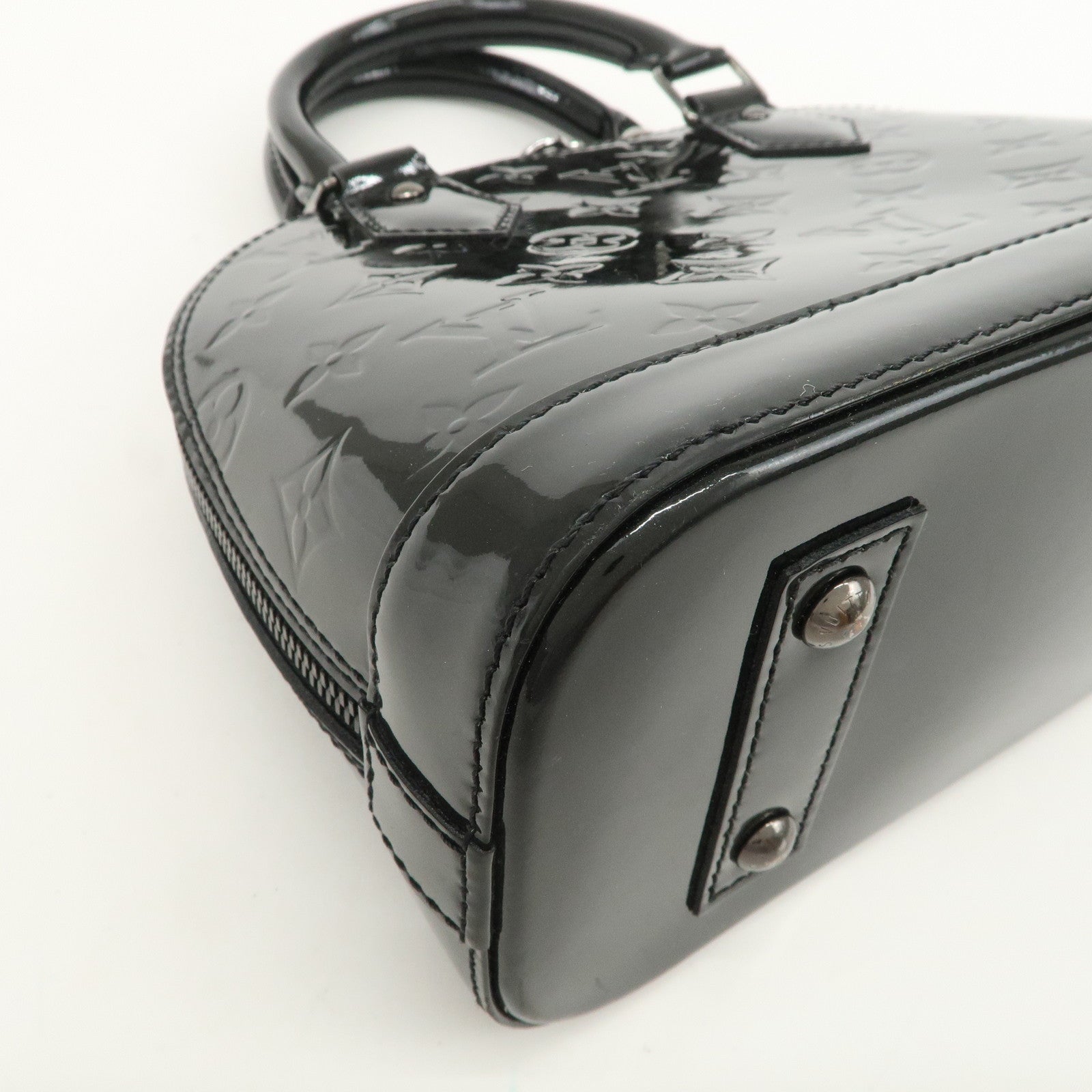 Louis Vuitton Monogram Vernis Alma BB 2Way Hand Bag M90063