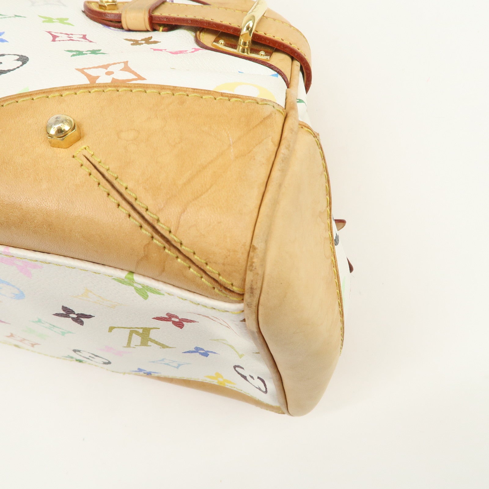 Louis Vuitton Monogram Multicolor Claudia Hand Bag Blanc M40193