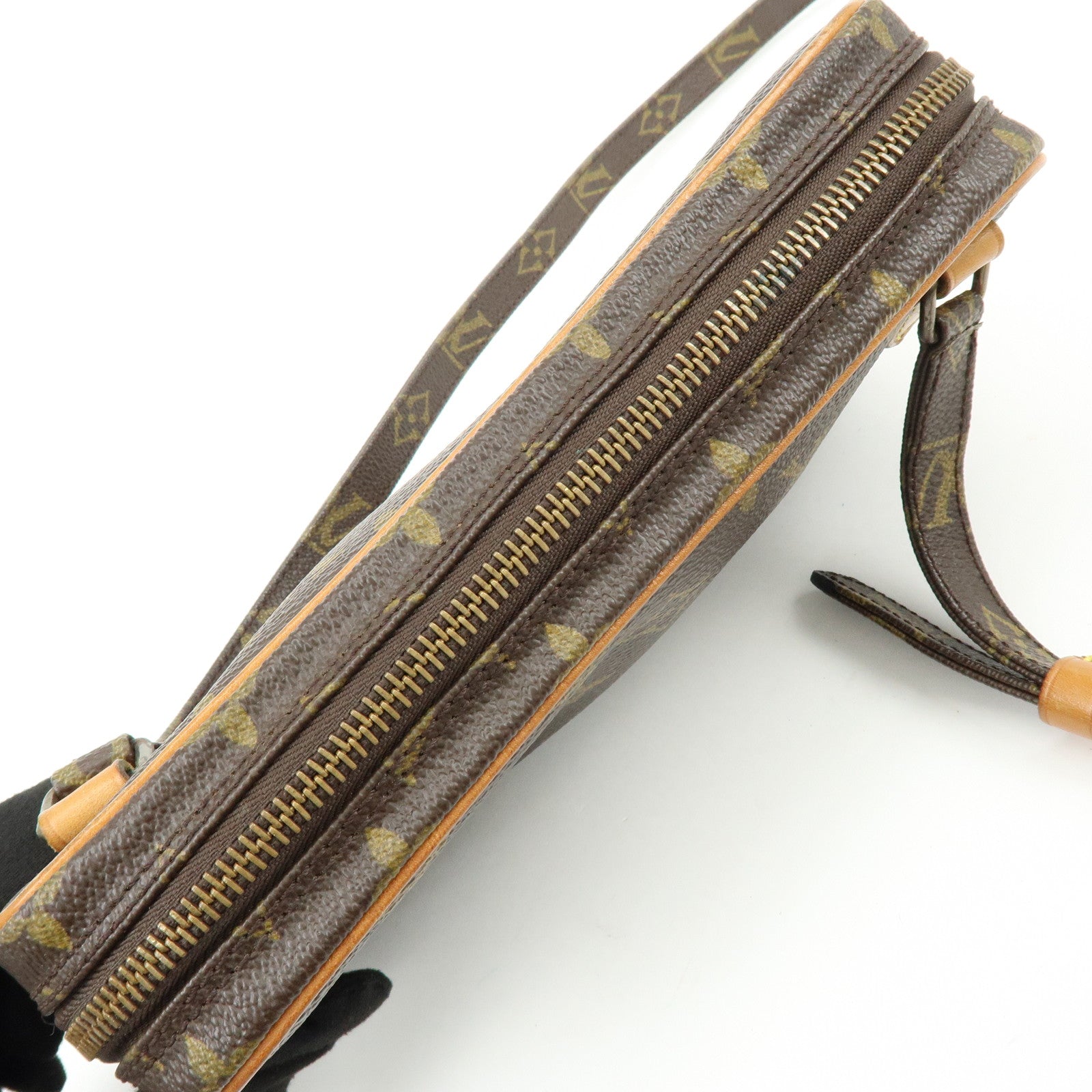 Louis Vuitton Monogram Pochette Marly Bandouliere Bag Brown M51828