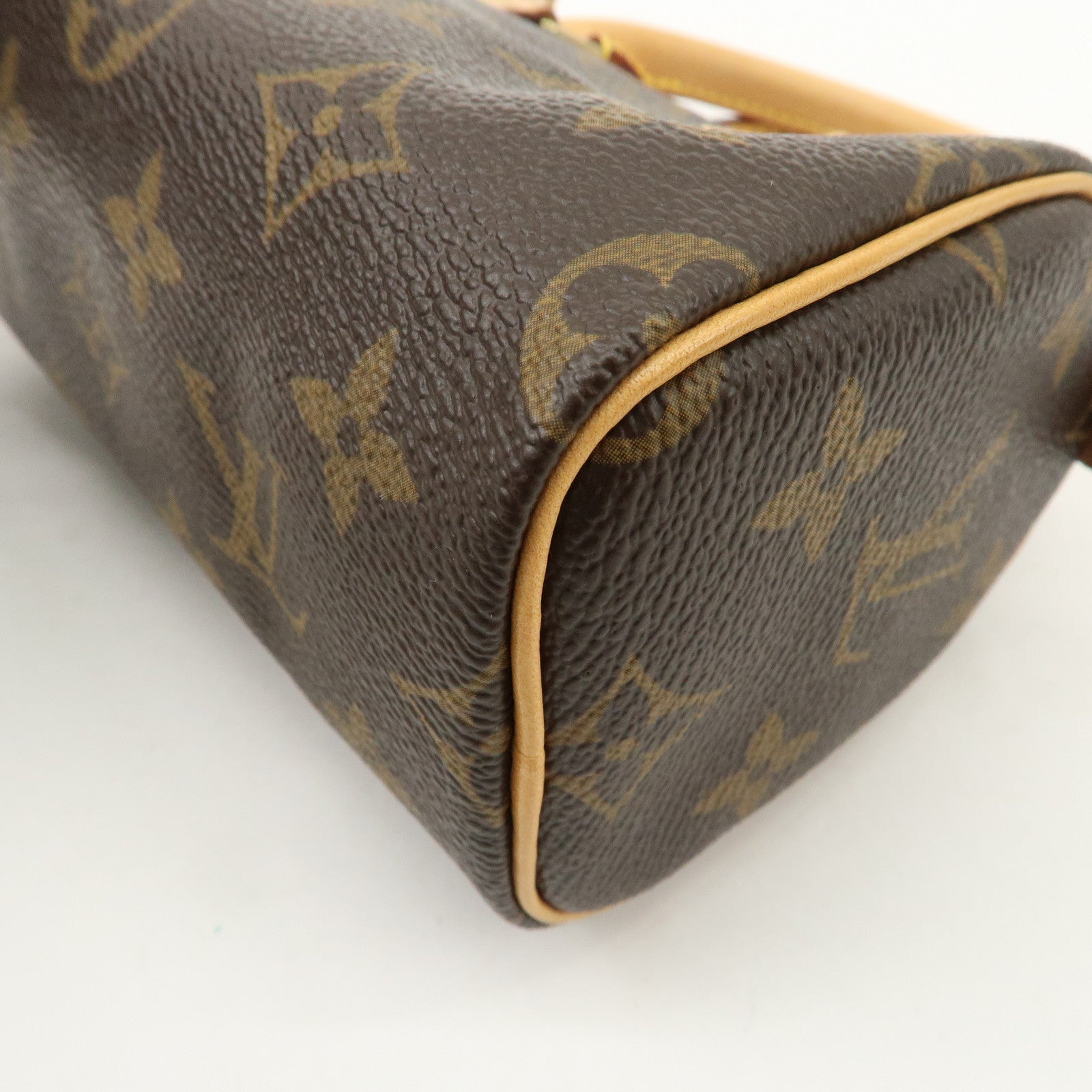 Louis Vuitton Monogram Mini Speedy Hand Bag & Strap M41534 Used