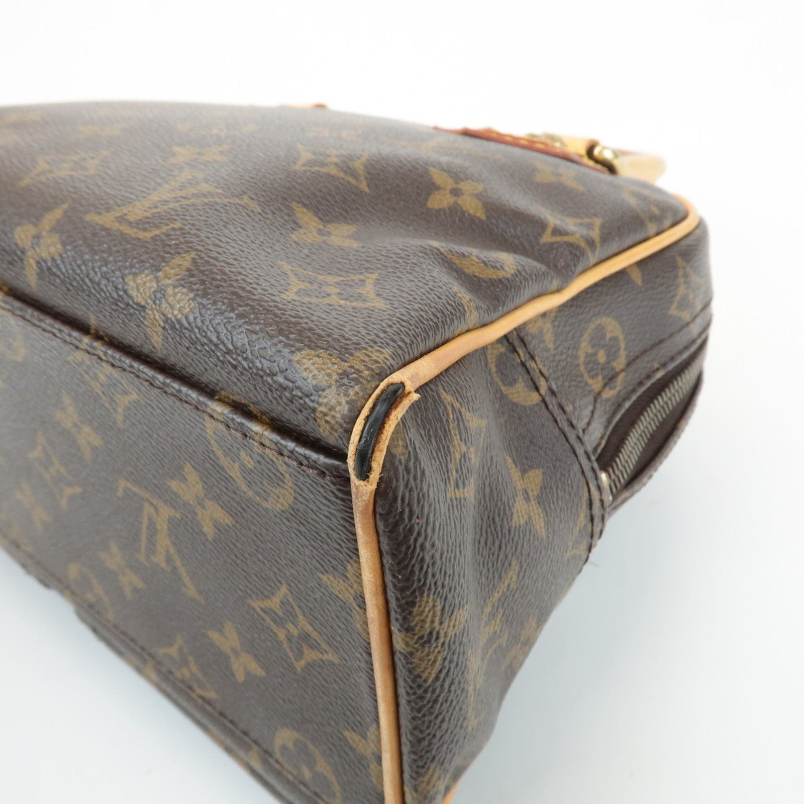 Louis Vuitton Monogram Manhattan PM Hand Bag Brown M40026