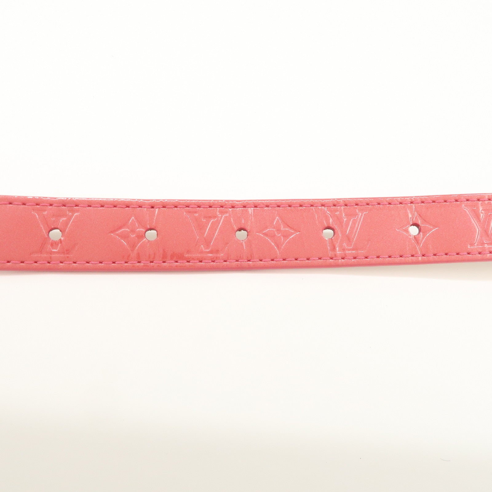 Louis Vuitton Monogram Vernis Leather Ceinture Belt 80/32 Framboise M9798