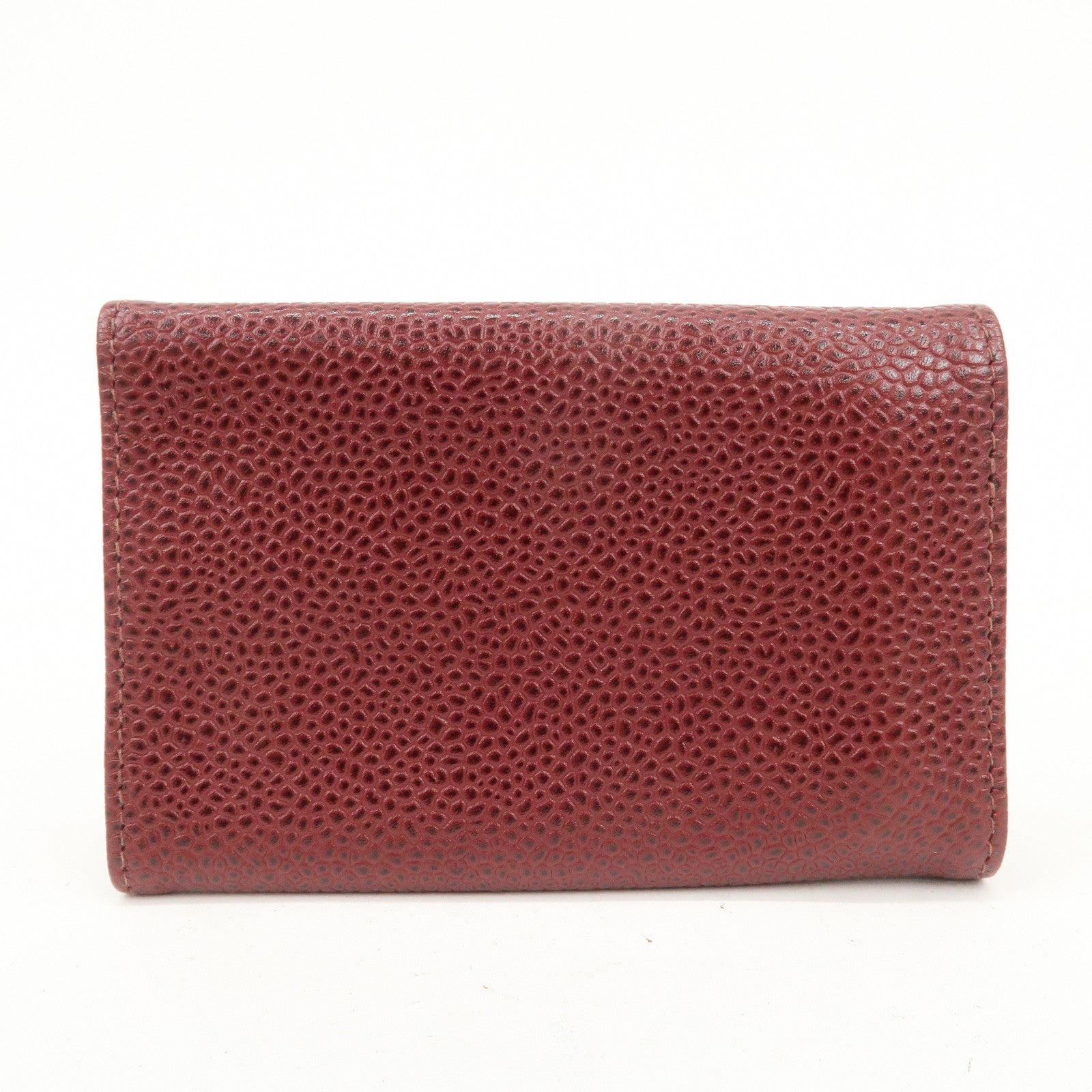 CHANEL COCO Mark Caviarskin 6 Rings Key Case Key Holder A13502