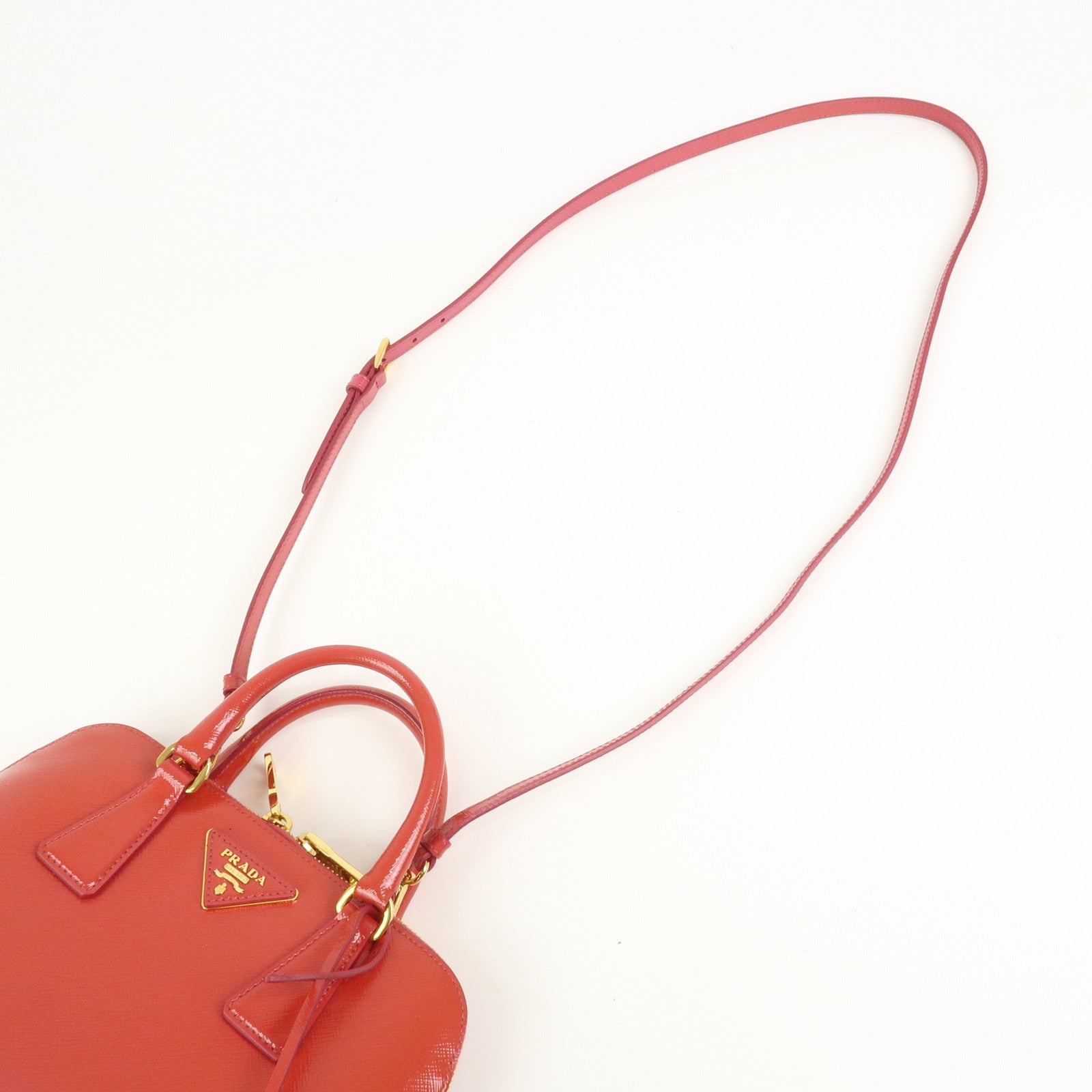 PRADA Promenade Small Saffiano 2Way Hand Shoulder Bag BL0838