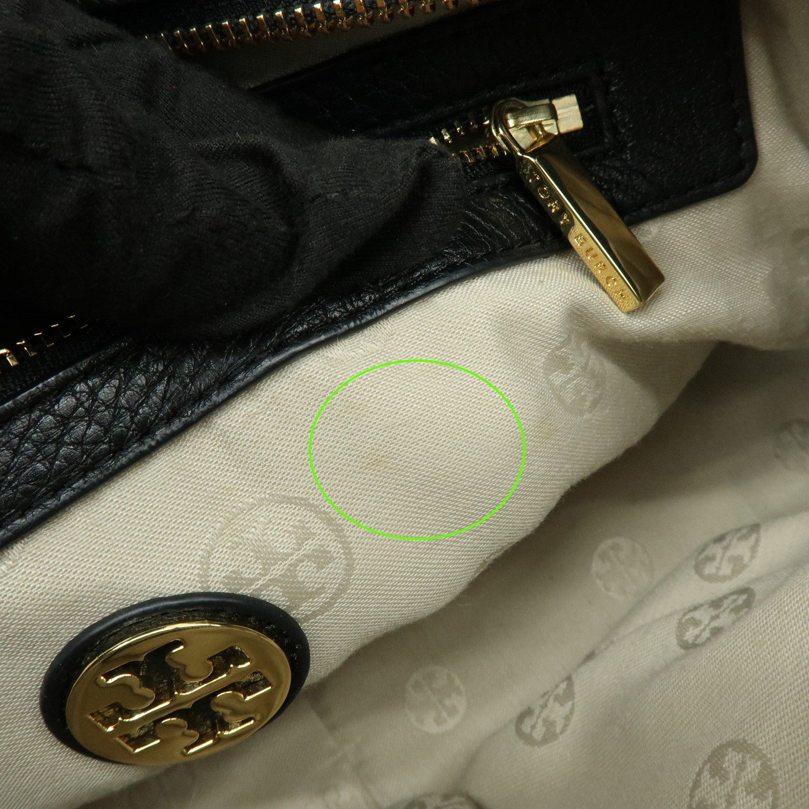 TORY BURCH Amanda Leather 2Way Bag Hand Bag Shoulder Bag Black