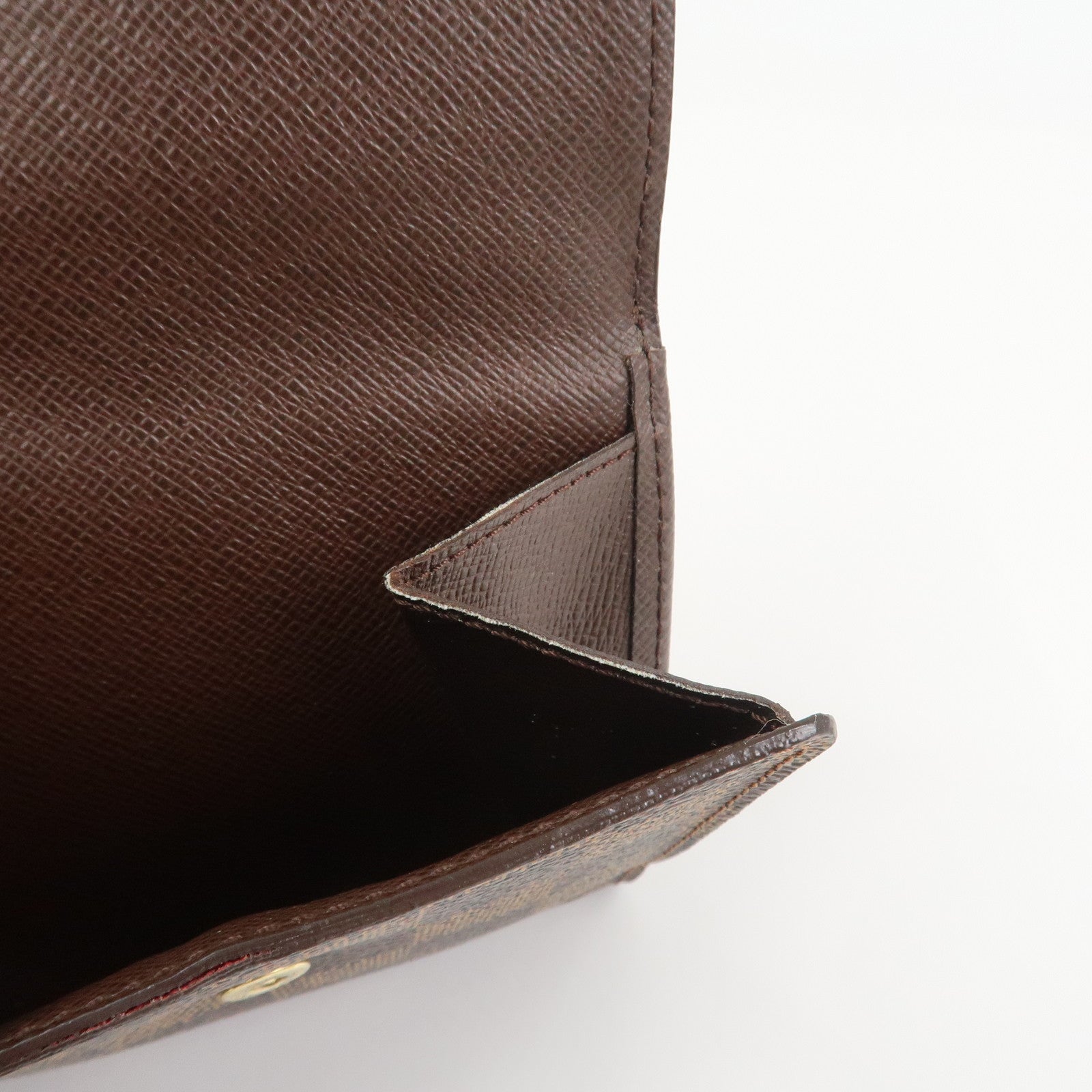 Louis Vuitton Damier Portefeuille Élise Bi-fold Wallet Brown N61654