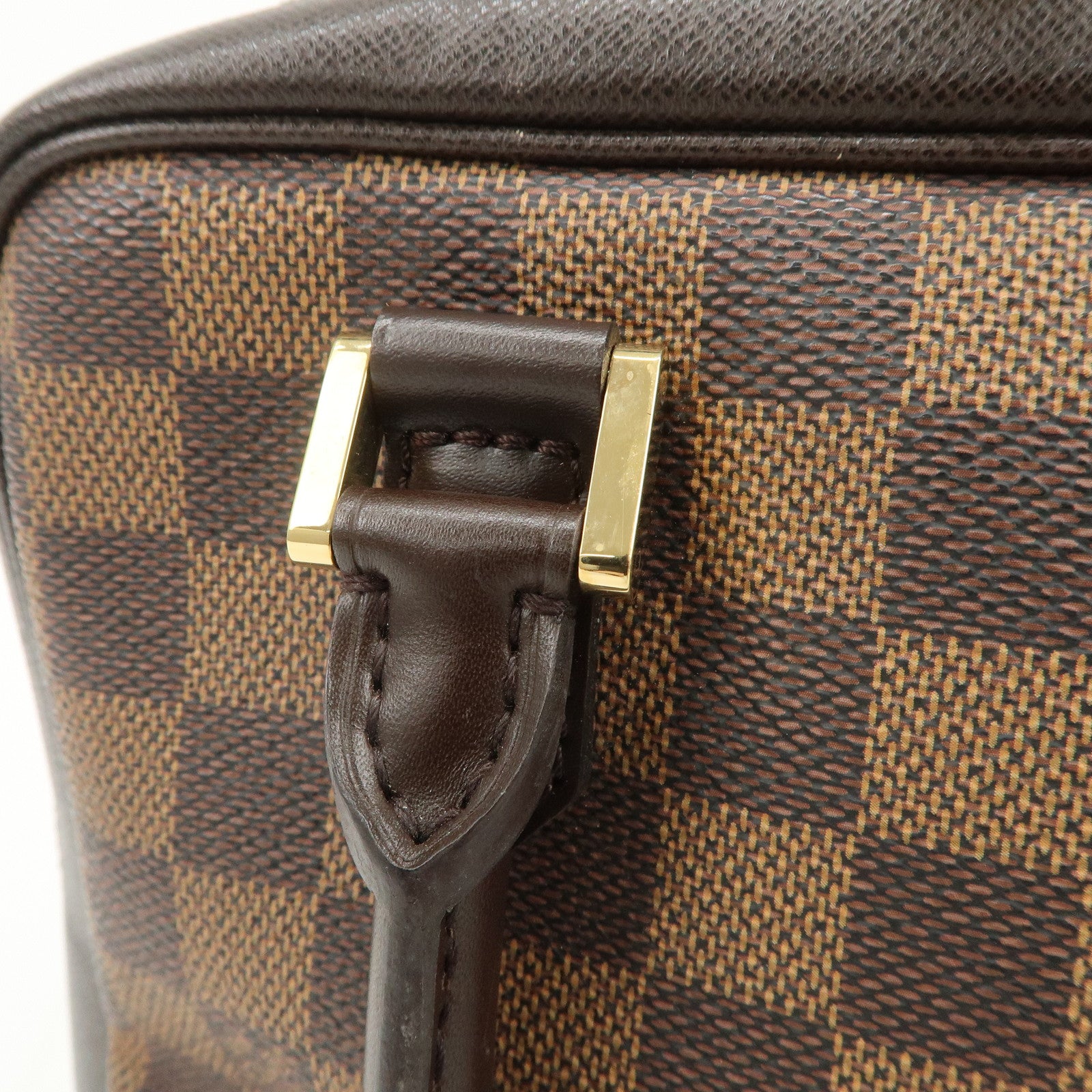 Louis Vuitton Damier Canvas Brera Hand Bag Ebene N51150