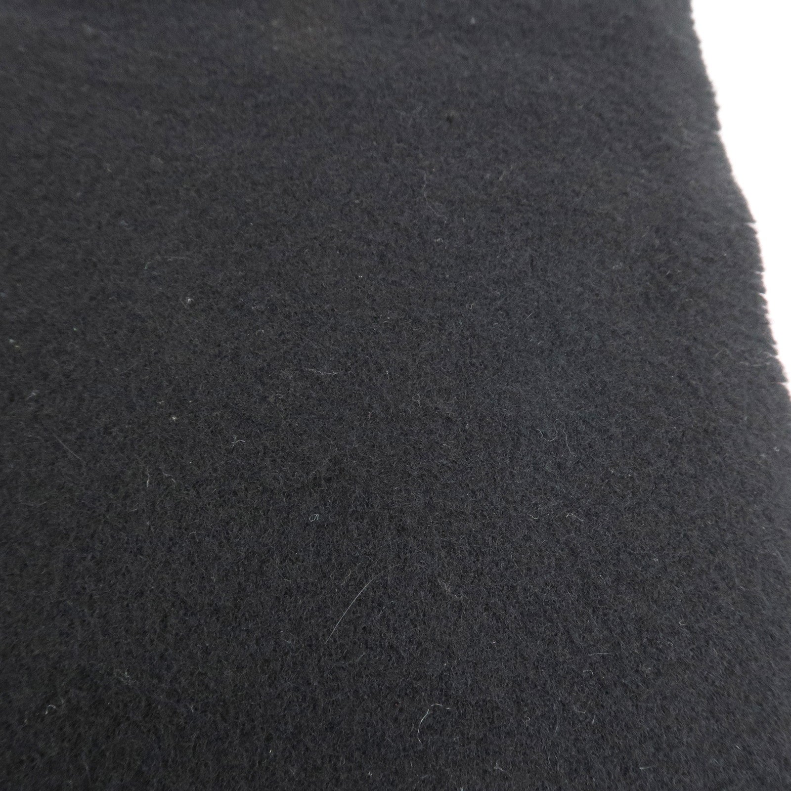 HERMES Cashmere 100% Scarf Stole Muffler Black