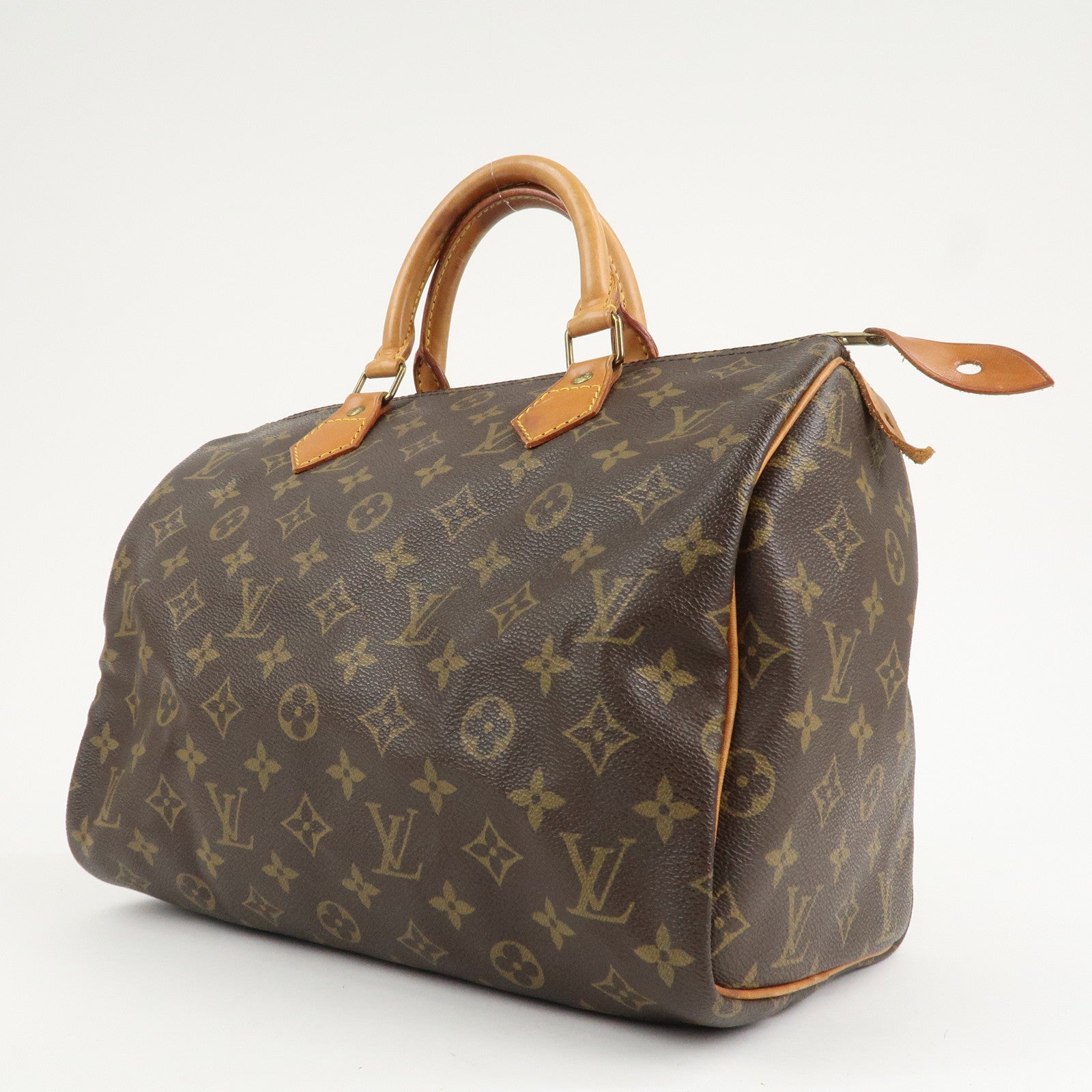 Louis Vuitton Monogram Speedy 30 Hand Bag Boston Bag M41526 Used