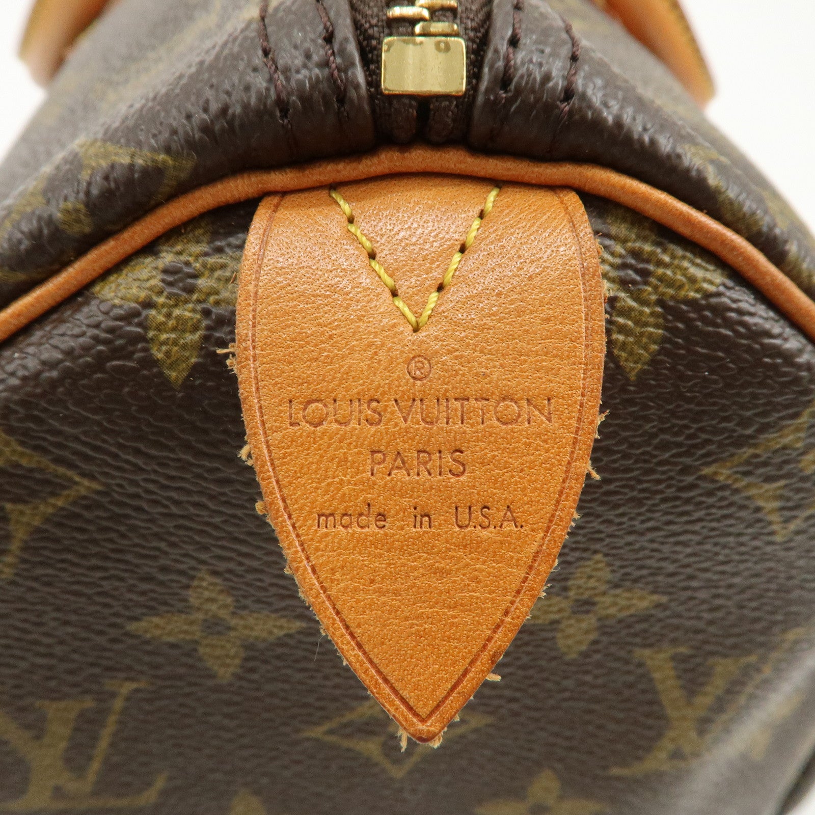 Louis Vuitton Monogram Speedy 40 Hand Bag Boston Bag Brown M41522
