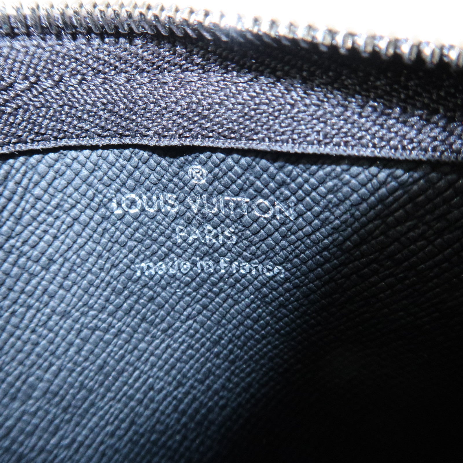 Louis Vuitton Damier Graphite Pochette Cles Coin Case Black N60155 Used