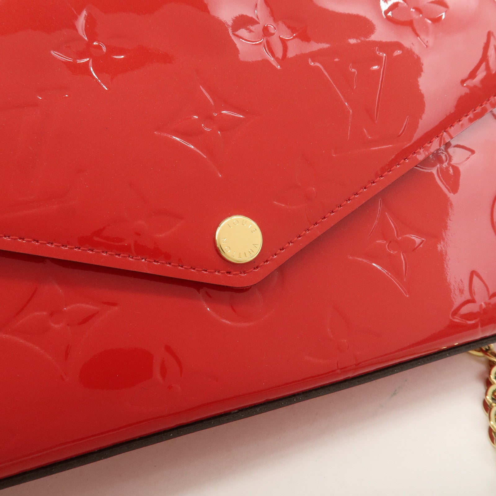 Louis Vuitton Monogram Vernis Pochette Felice Shoulder Bag M61293 Used