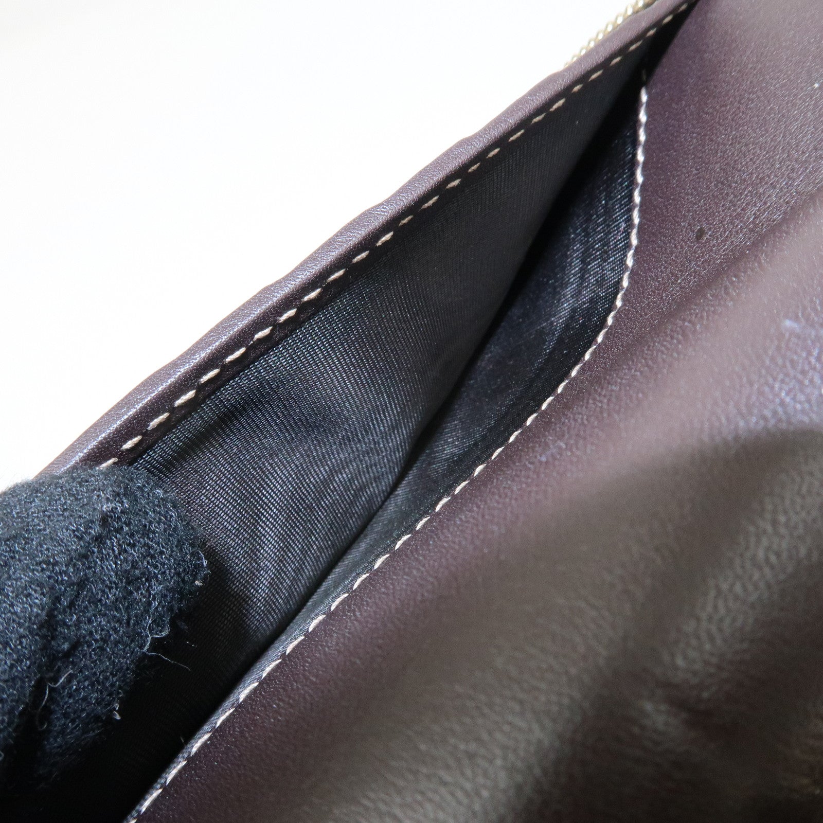 GUCCI GG Canvas Leather Planner Cover Brown Beige Gold HDW 233152 Used