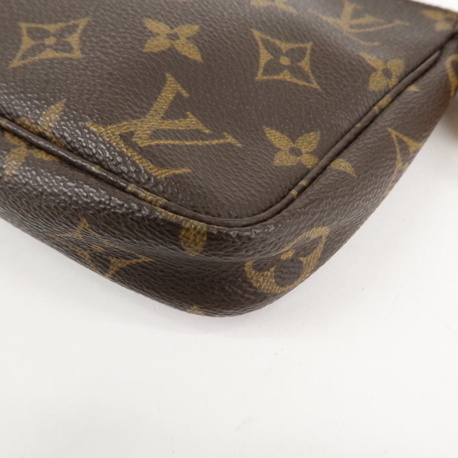 Louis Vuitton Monogram Pochette Accessoires Pouch Brown M51980 Used