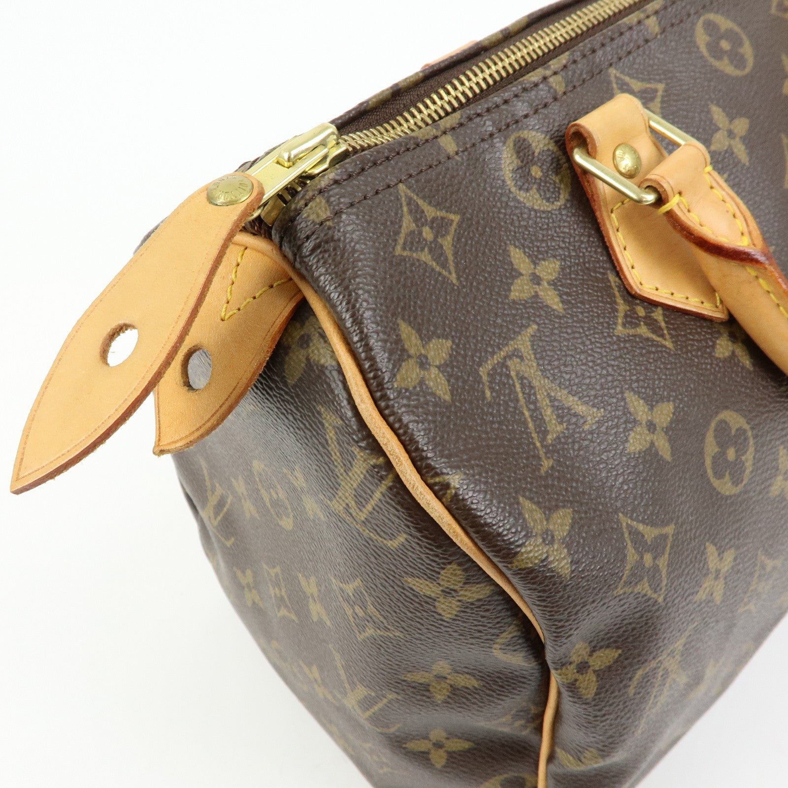 Louis Vuitton Monogram Speedy 30 Boston Bag Hand Bag Brown M41526