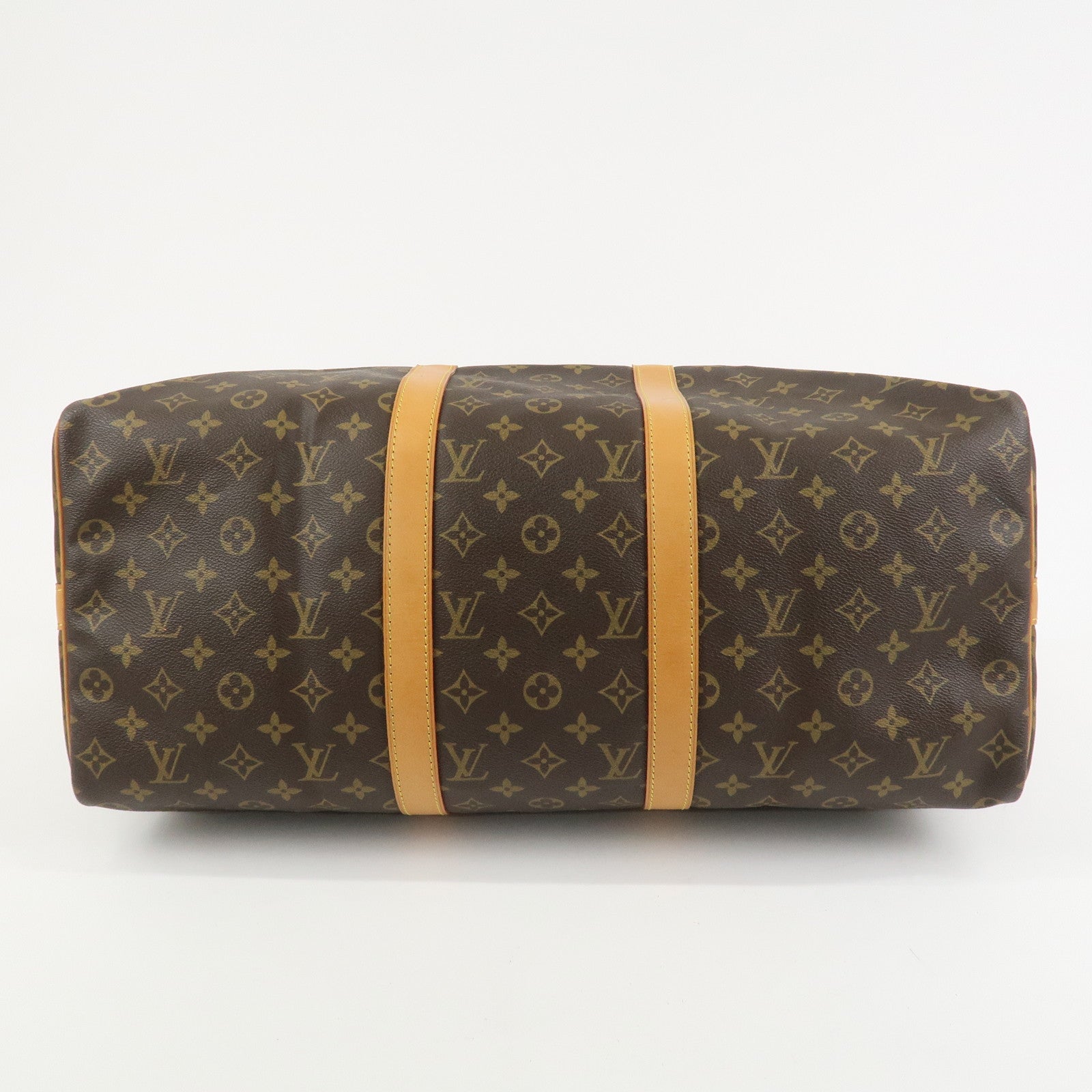Louis Vuitton Monogram Keep All Bandouliere 50 Boston Bag M41416