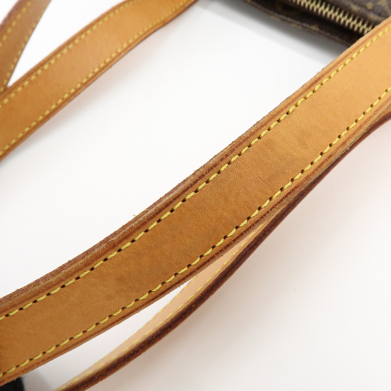 Louis Vuitton Monogram Cabas Piano Tote Bag Hand Bag Brown M51148