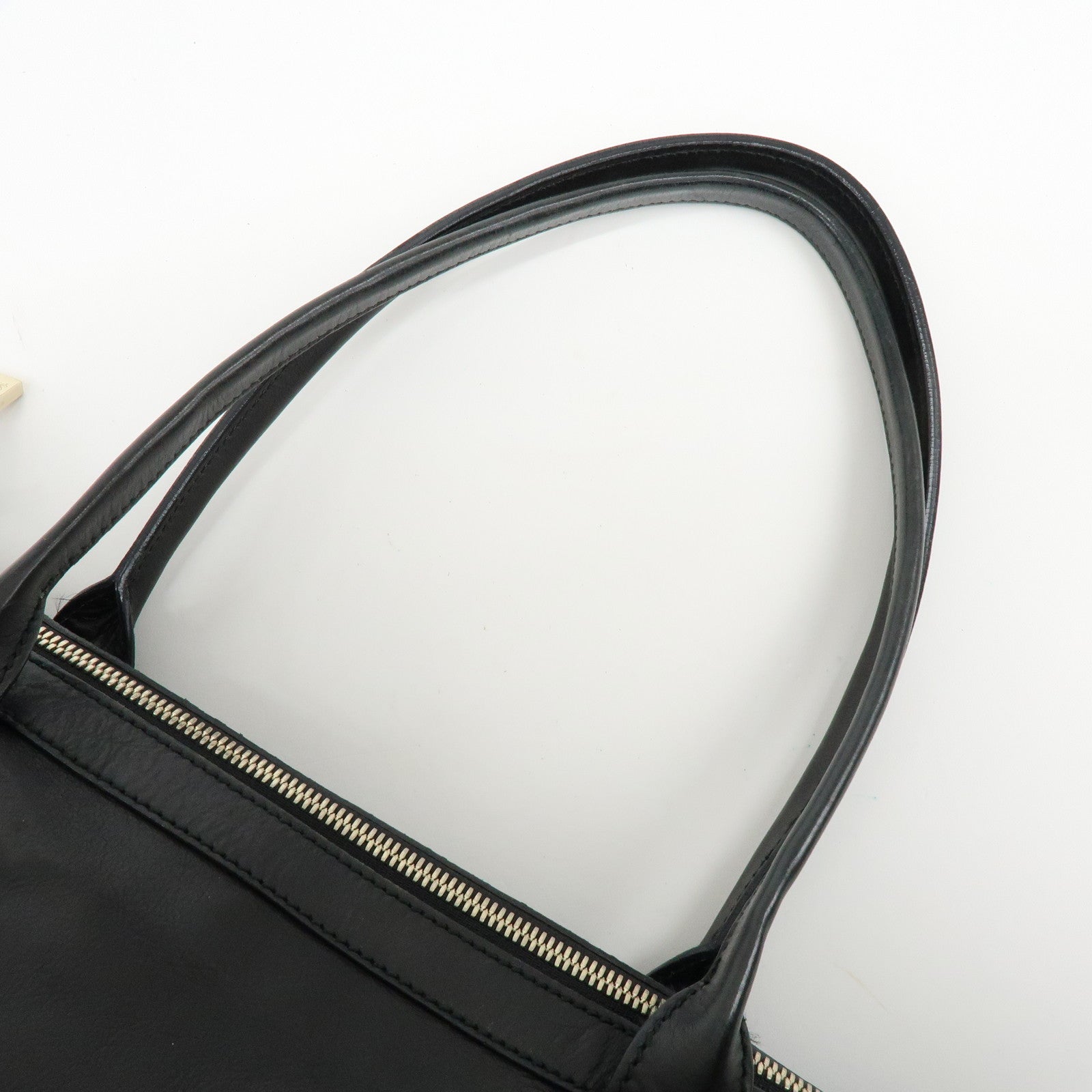 GUCCI Princy Leather Tote Bag Shoulder Bag Hand Bag Black 177052