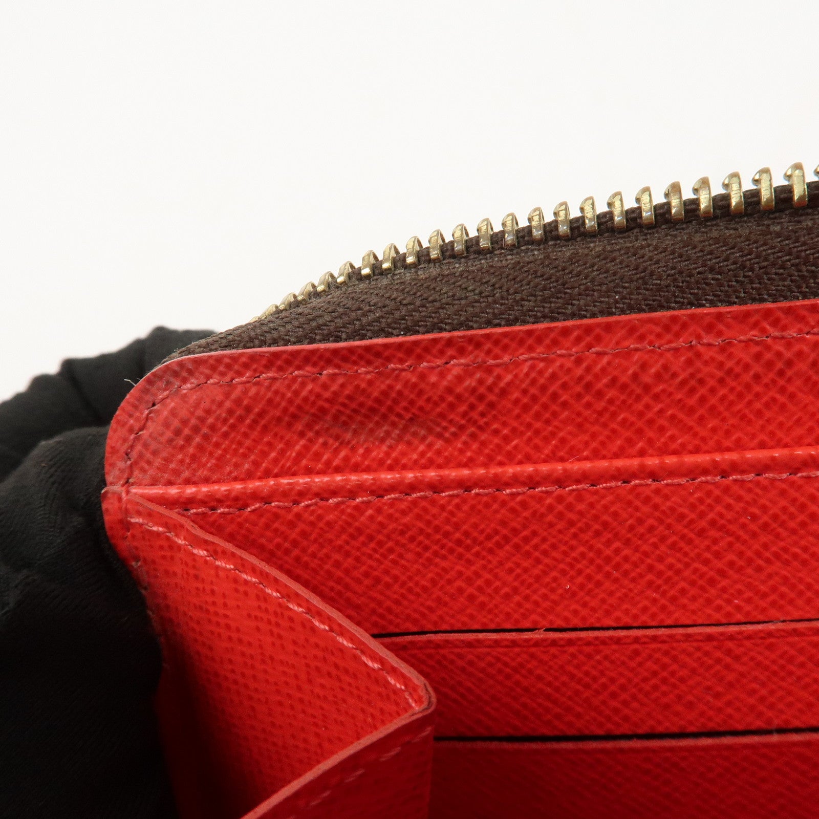 Louis Vuitton Monogram Kusama Pumpkin Dots Zippy Wallet M60450 Used