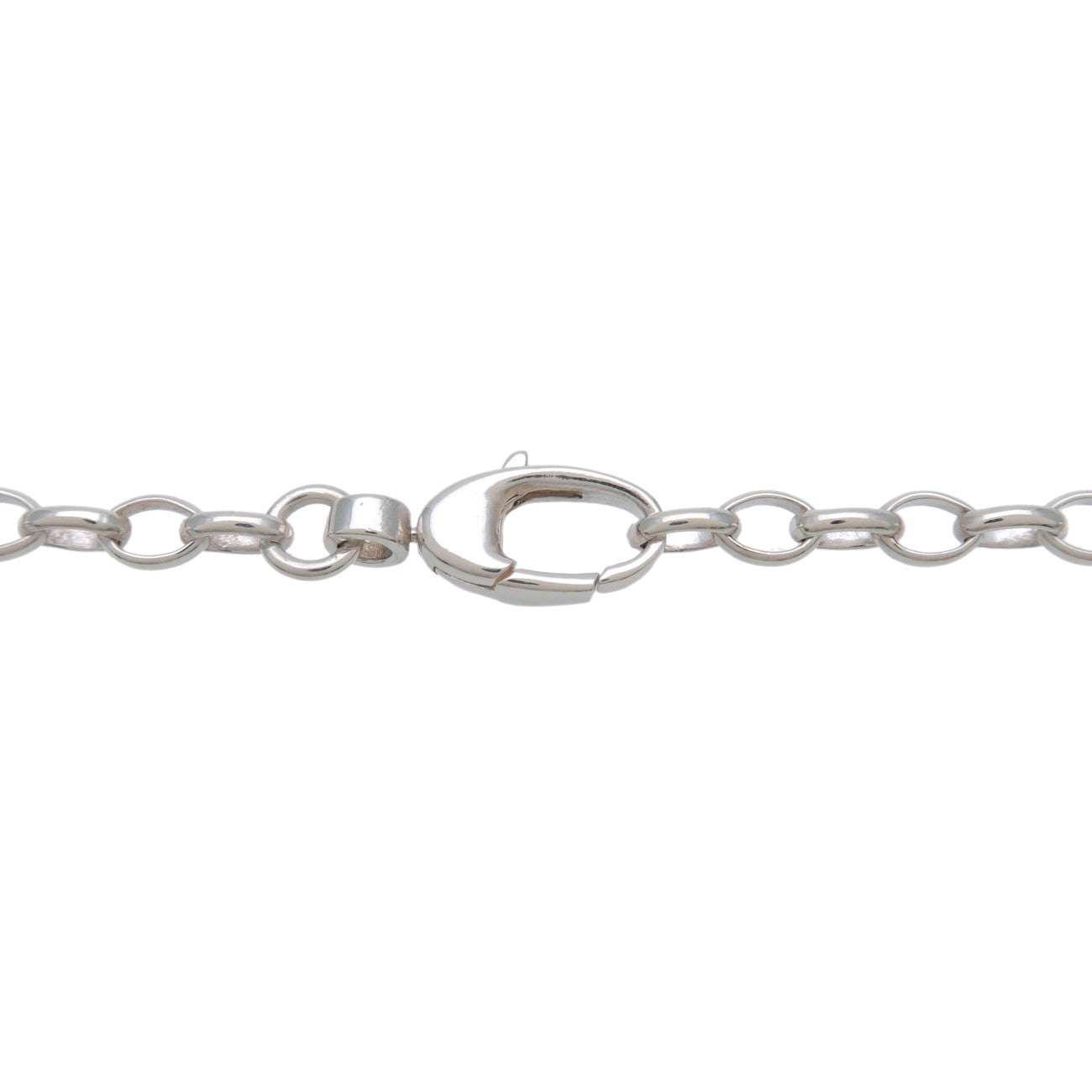 GUCCI Interlocking G Doppia G Necklace SV925 Silver 147749
