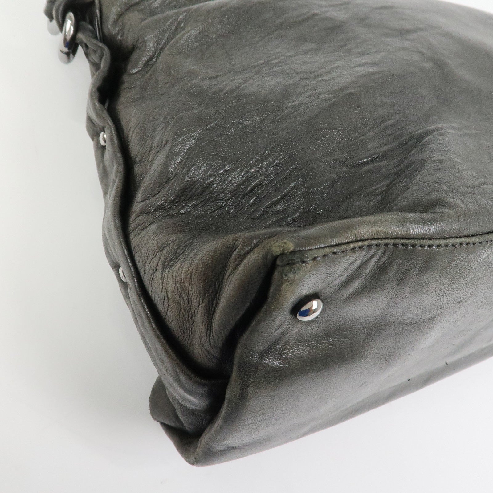 CHANEL Matelasse COCO Mark Leather Shoulder Bag Hand Bag Black