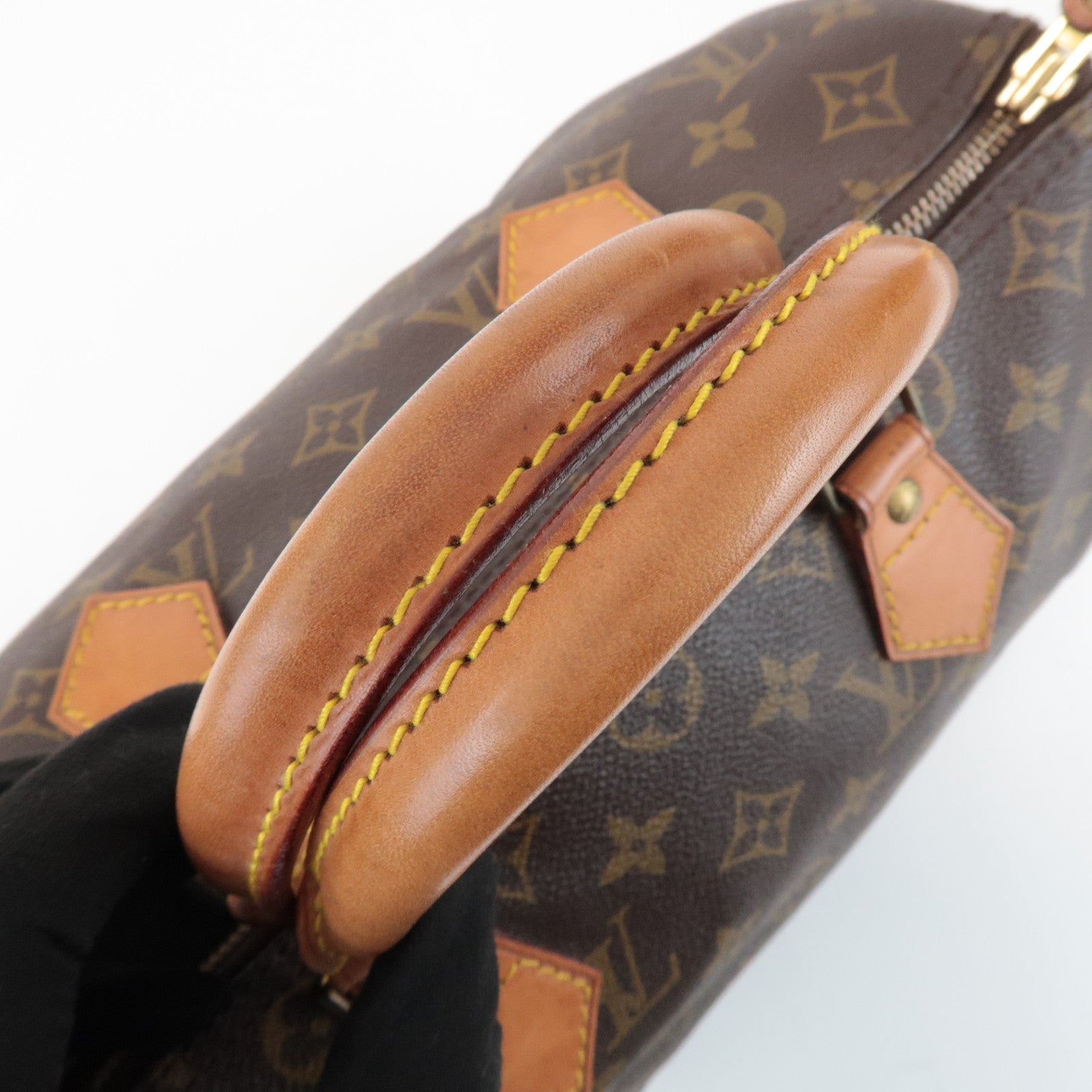 Louis Vuitton Monogram Speedy 30 Boston Bag Hand Bag Brown M41526