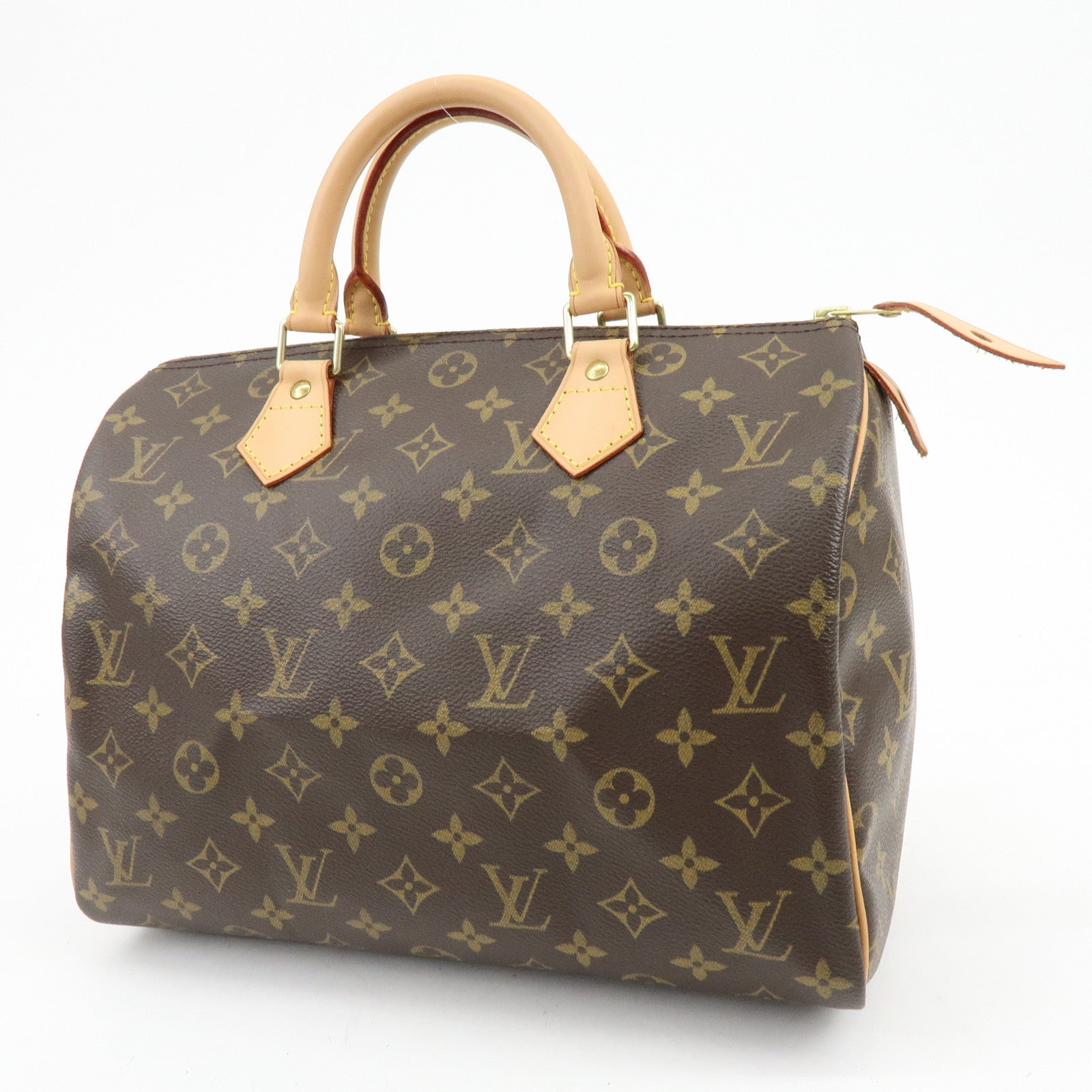 Louis Vuitton Monogram Speedy 30 Boston Bag Hand Bag Brown M41526
