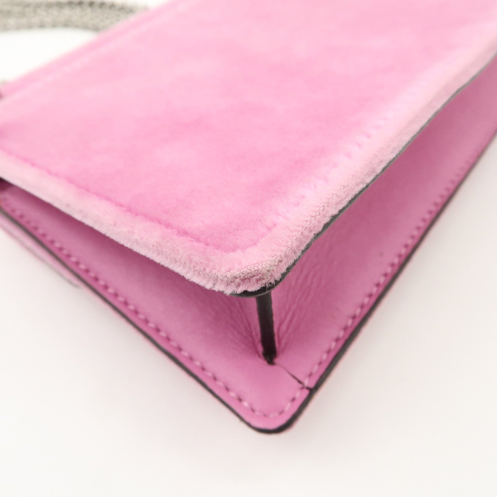 GUCCI Dionysus Super Mini Bag Leather Chain Shoulder Bag 476432 Used