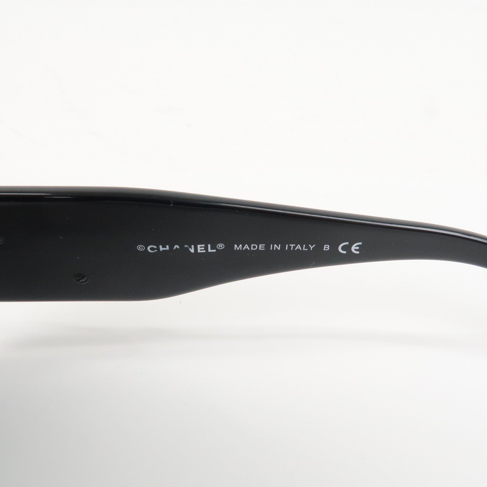 CHANEL Camelia COCO Mark Sunglasses c.501/87 56□16 130 3N Black 5113-A