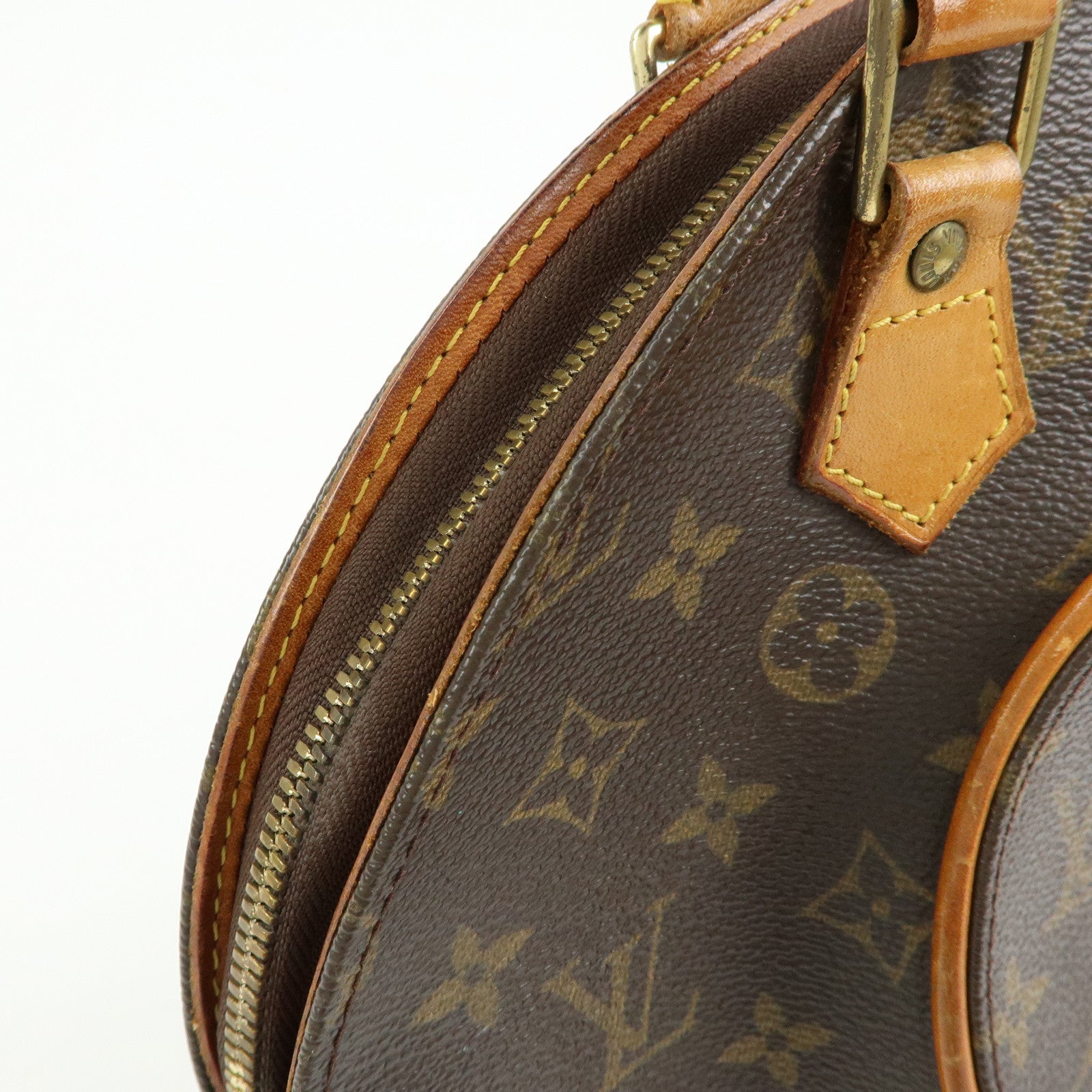 Louis Vuitton Monogram Ellipse PM Hand Bag Brown M51127