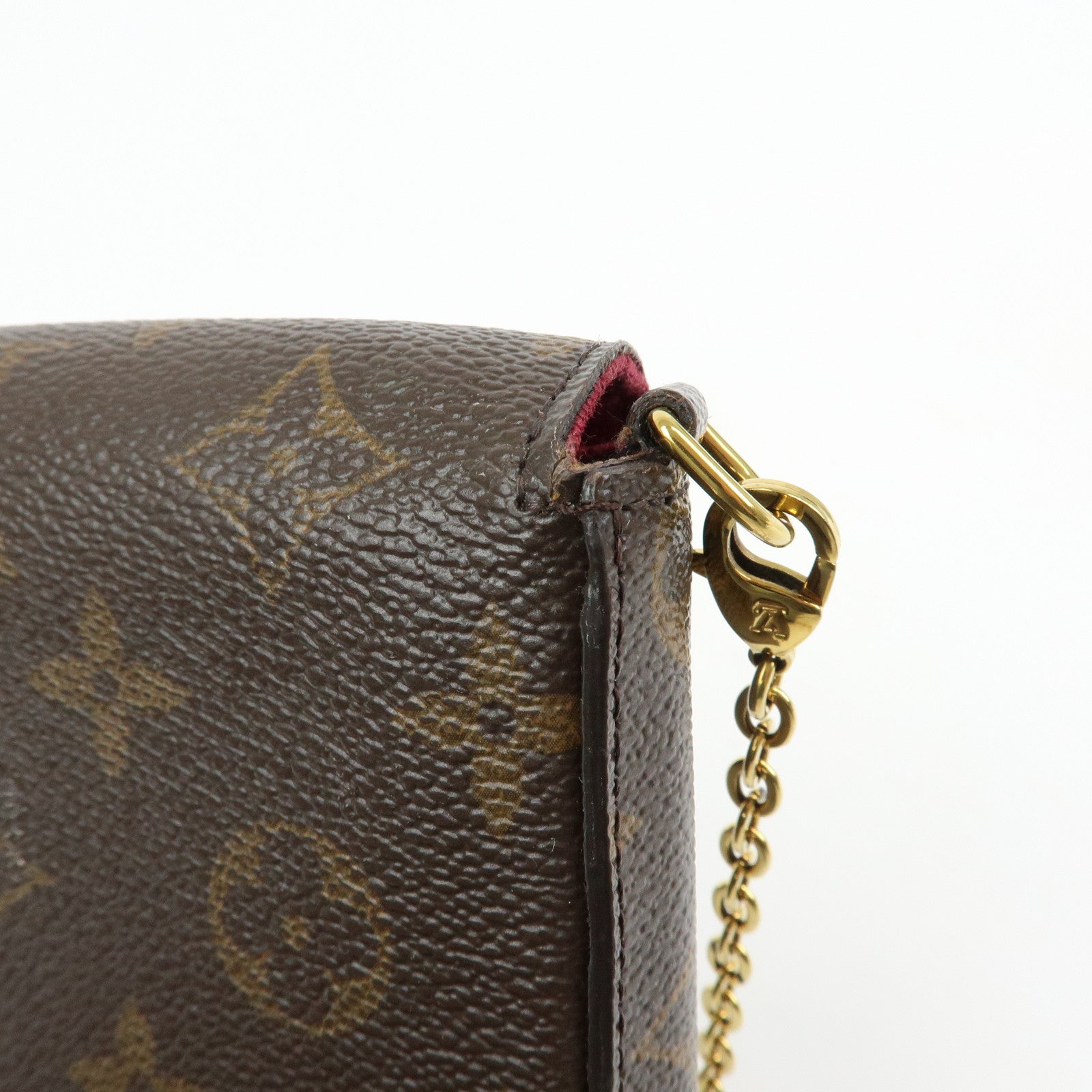 Louis Vuitton Monogram Pochette Felicie Shoulder Bag Brown M61276