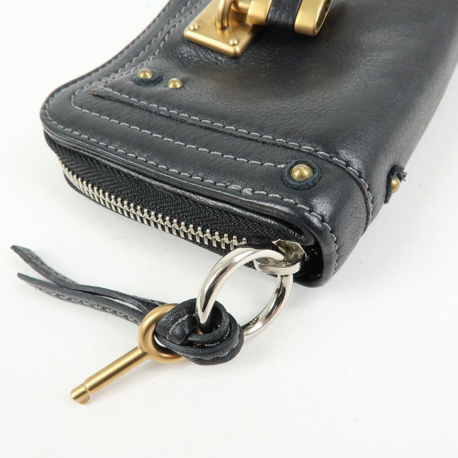 Chloe Paddington Eden Leather Set of Wallet Black