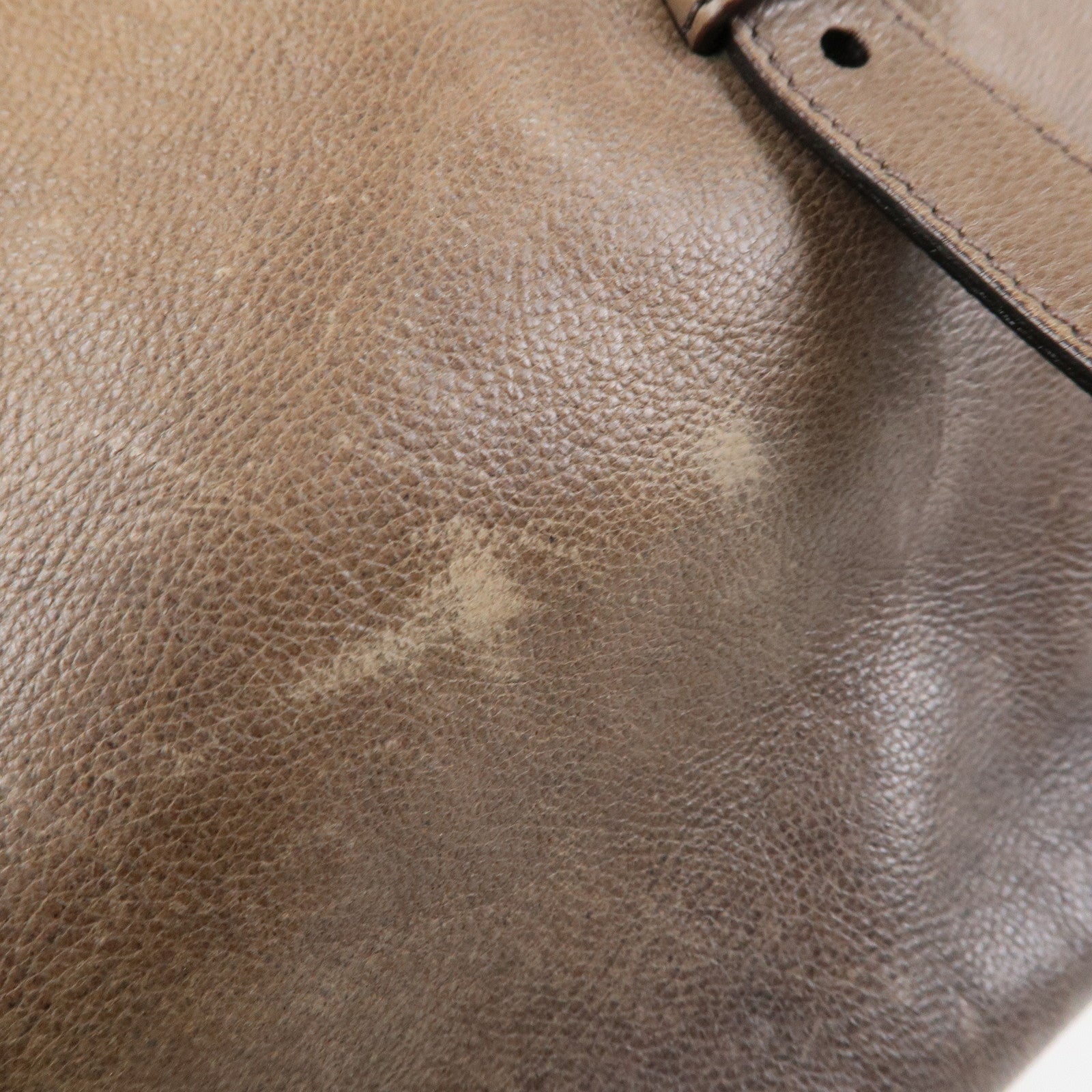 PRADA Logo Leather 2Way Bag Hand Bag Shoulder Bag Brown BL0472