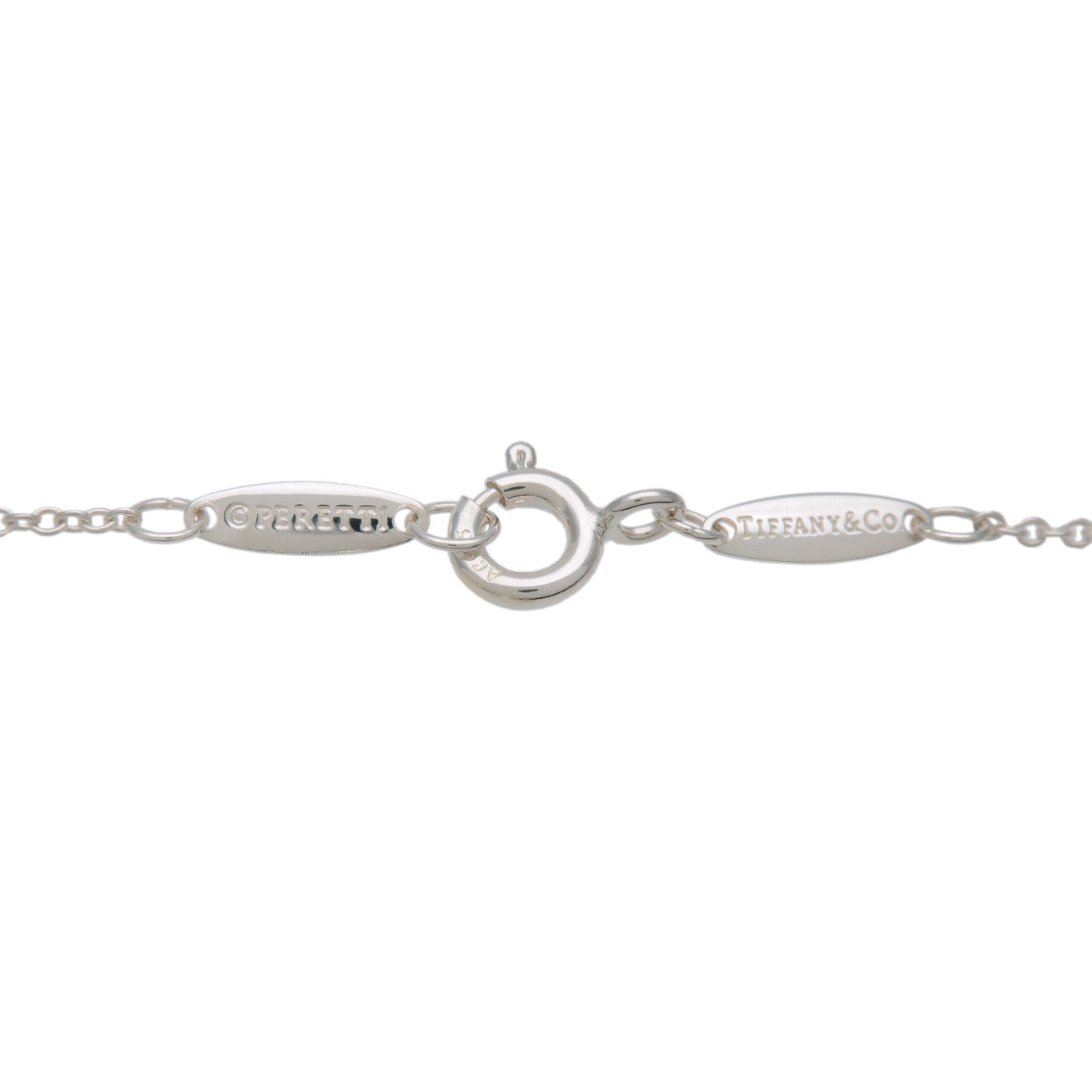 Tiffany & Co By the Yard 1P Aquamarine Bracelet 0.13ct SV925 Silver