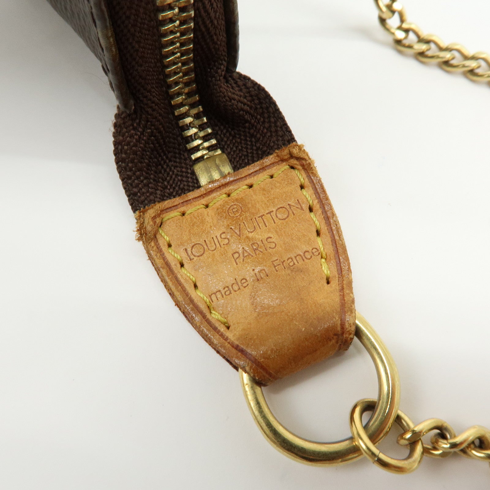Louis Vuitton Monogram Mini Pochette Accessoires Hand Bag M58009