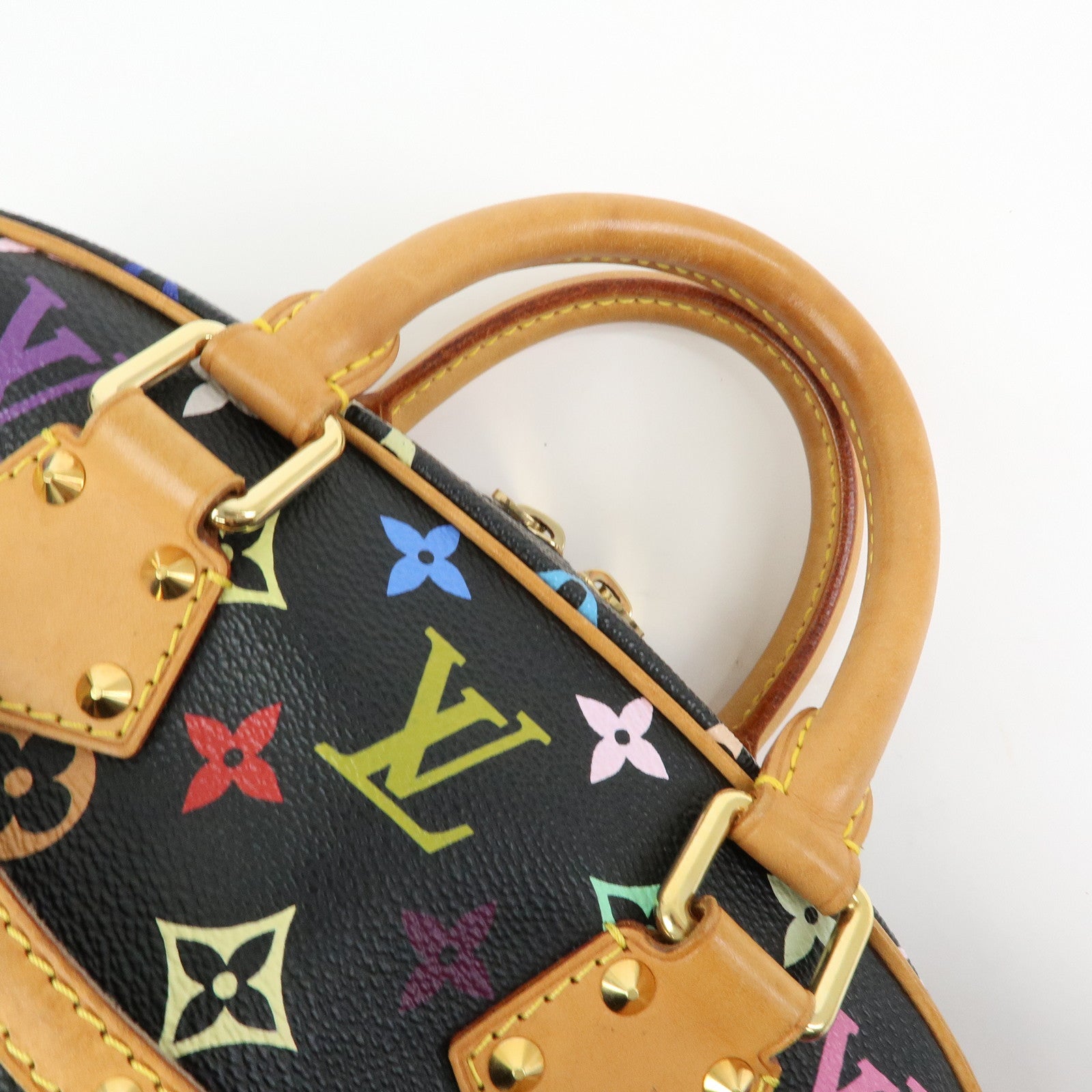 Louis Vuitton Monogram Trouville Multicolor Hand Bag Noir M92662