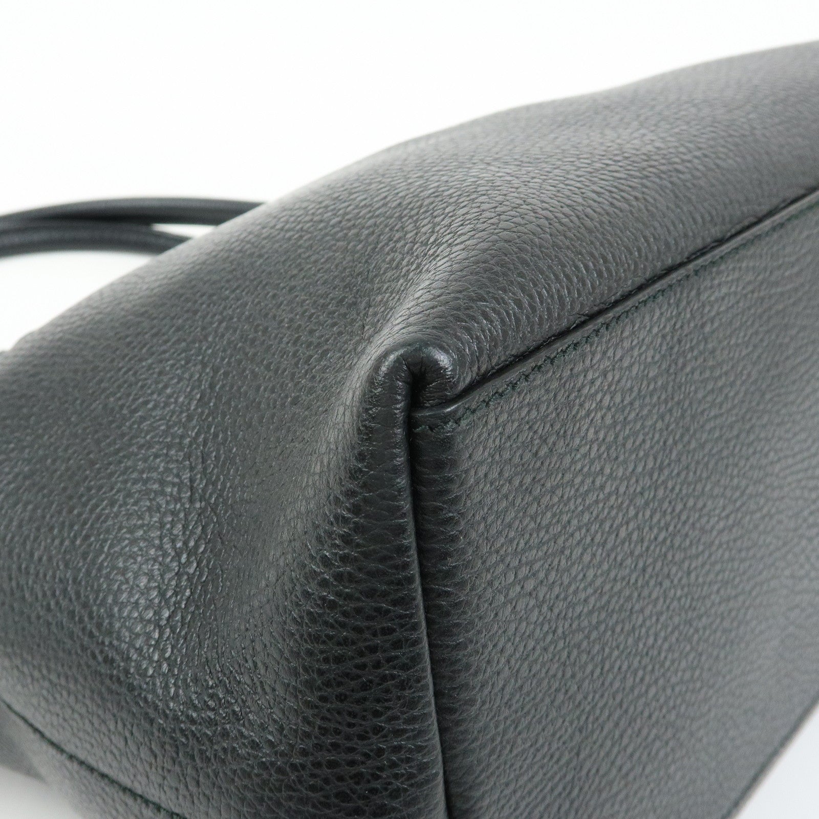 GUCCI Interlocking G Calf Leather 2Way Hand Bag Shoulder Bag 449651