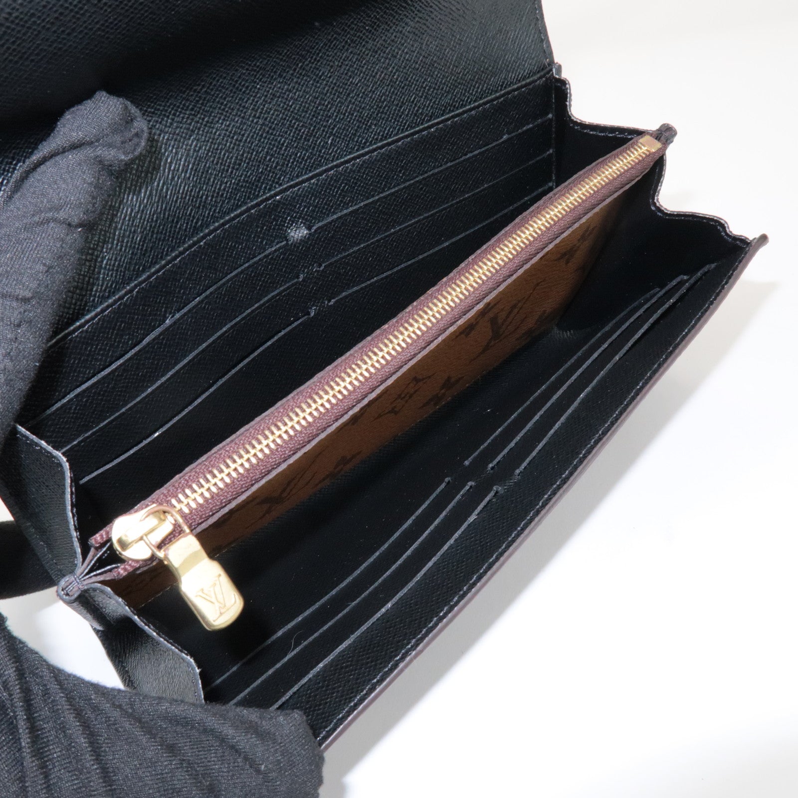 Louis Vuitton Monogram Reverse Portefeuille Sarah Wallet M80726