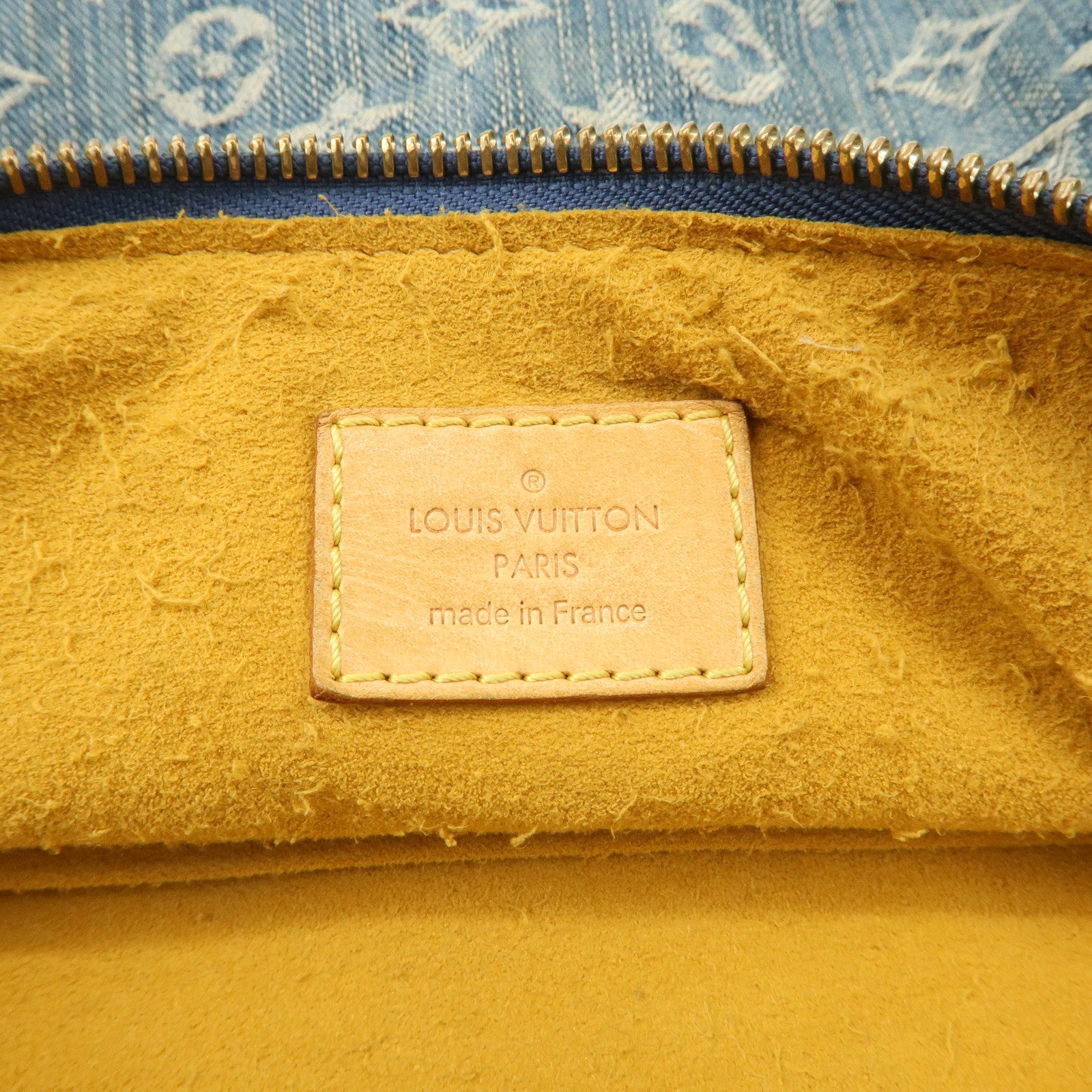 Louis Vuitton Monogram Denim Baggy PM 2Way Bag Shoulder Bag M95049 Used
